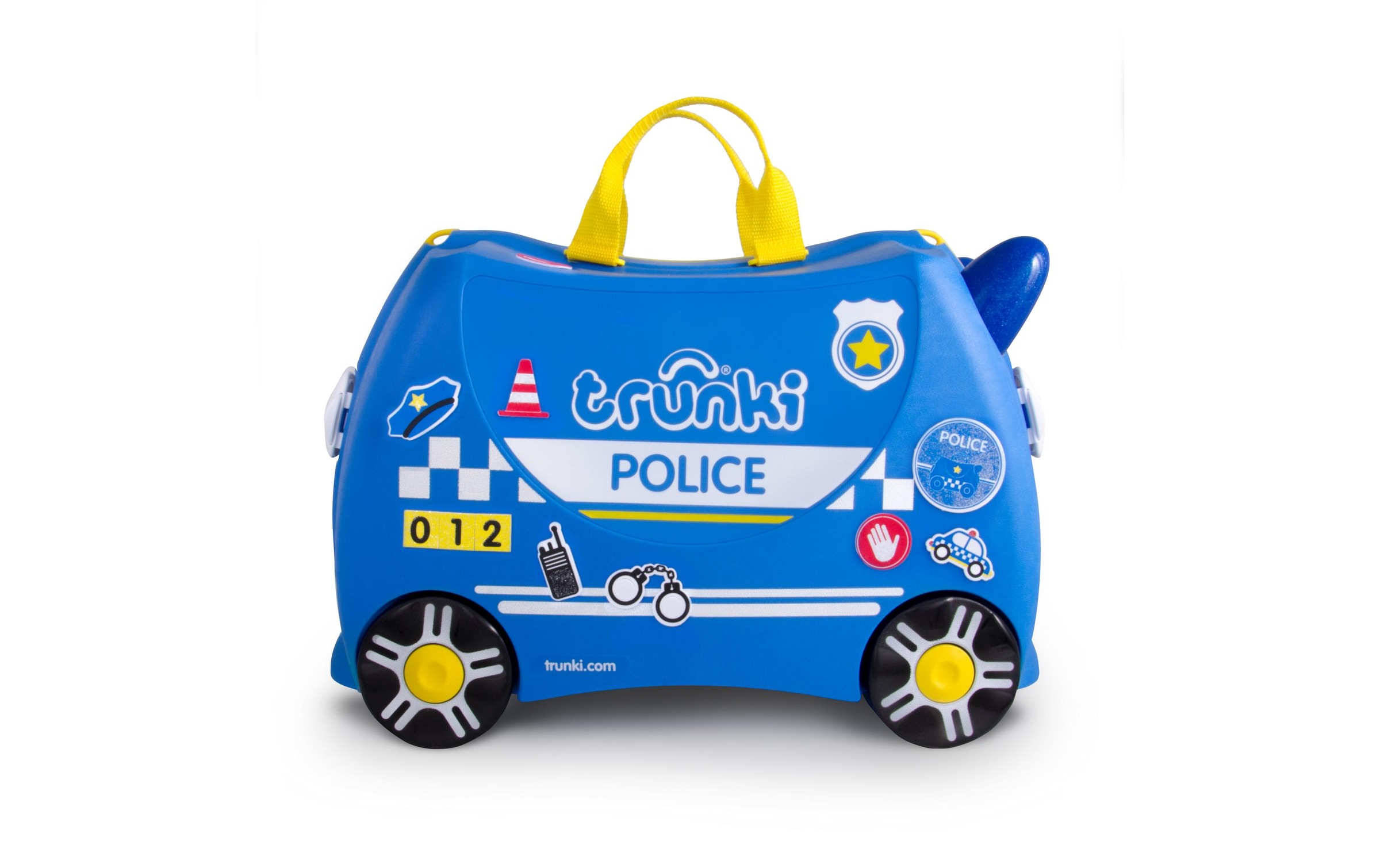 TRUNKI Trolley »Polizei Blau«, 4 Rollen
