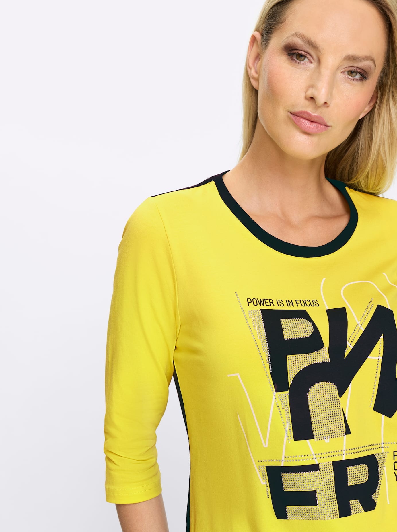 heine T-shirt à manches 3/4 »Druck-Shirt« 1 pièces