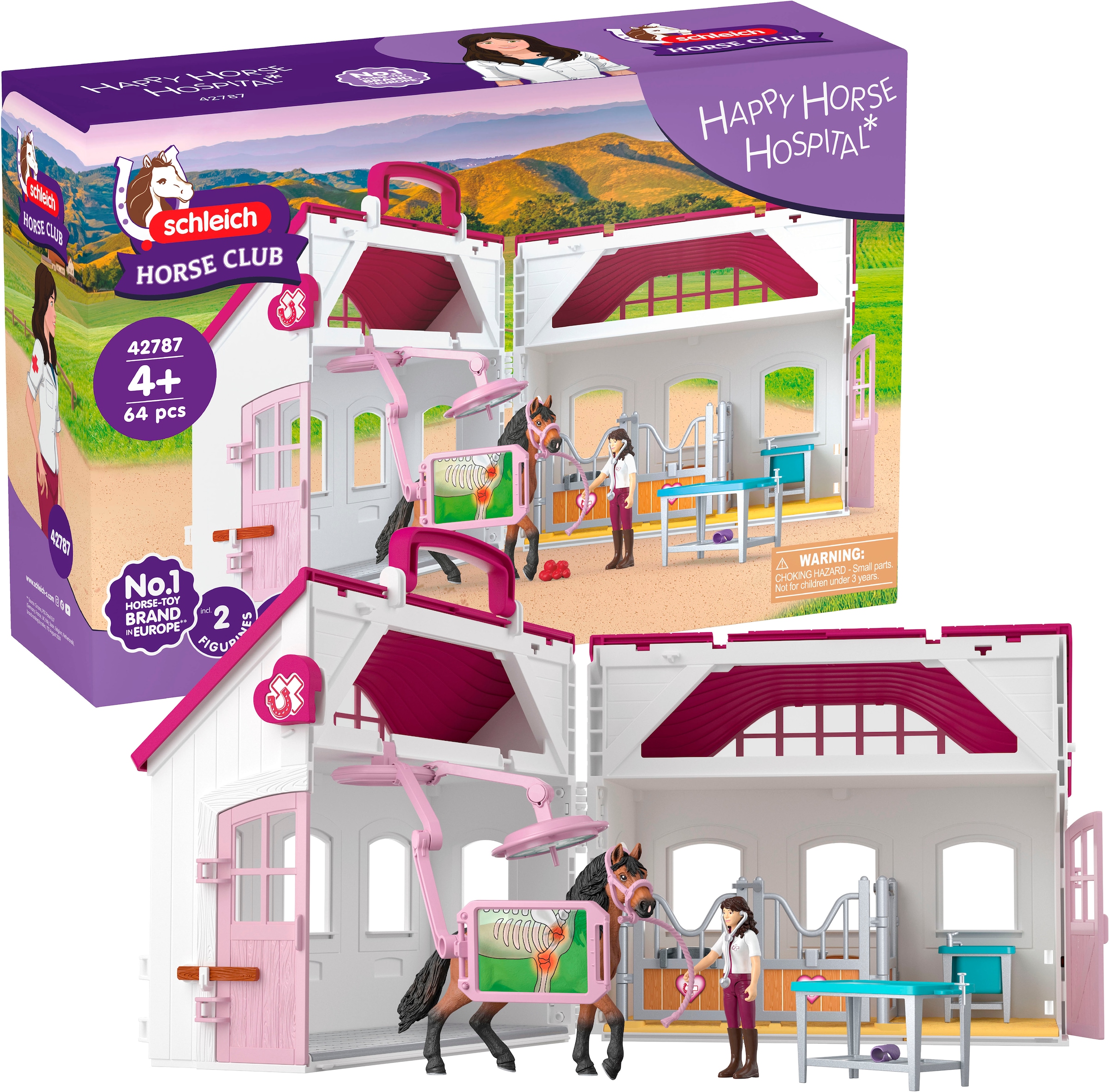Image of Schleich Spielwelt "HORSE CLUB, Pferdeklinik Heilende Hufe (42787)"