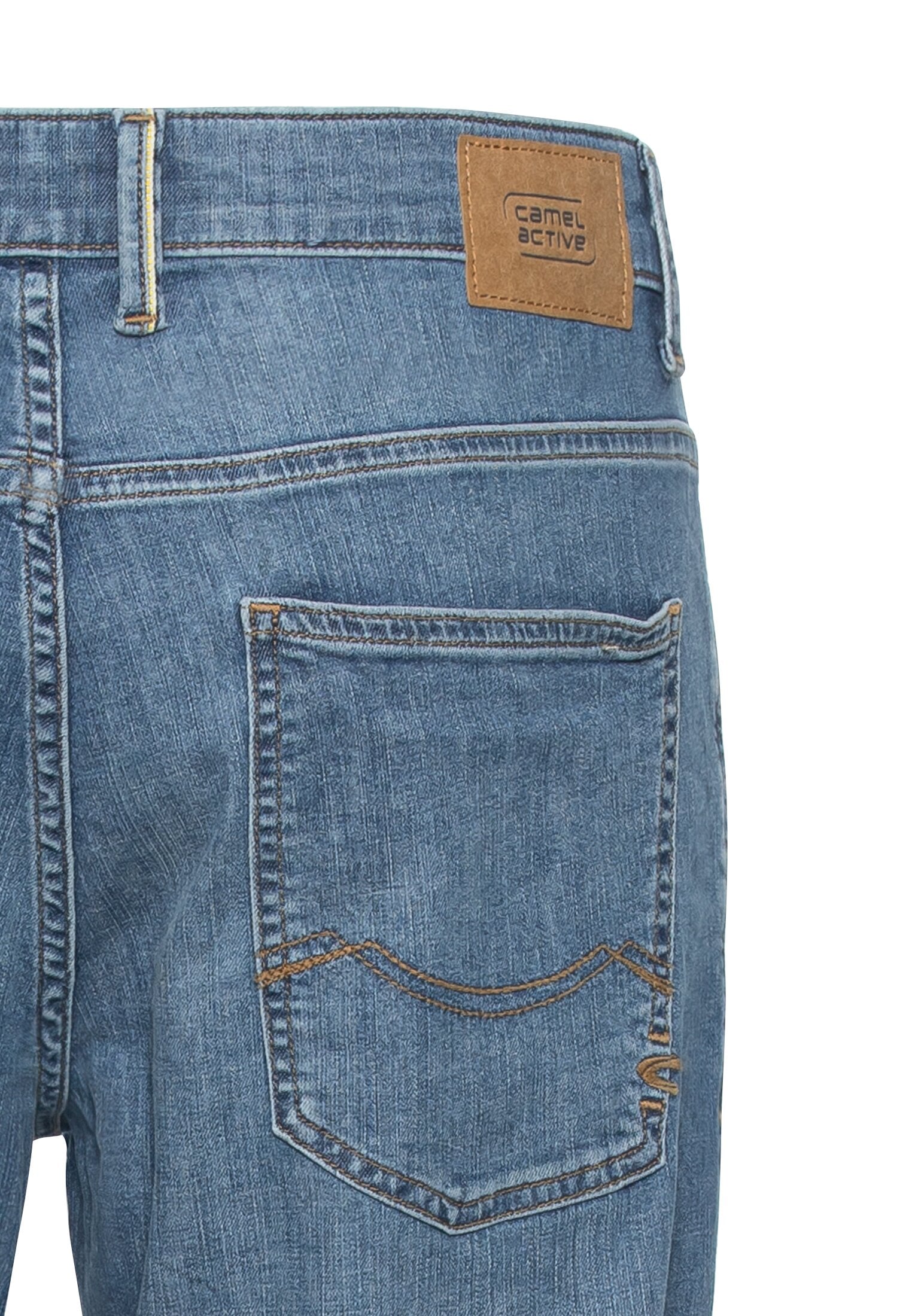 camel active 5-Pocket-Jeans, mit washed Look