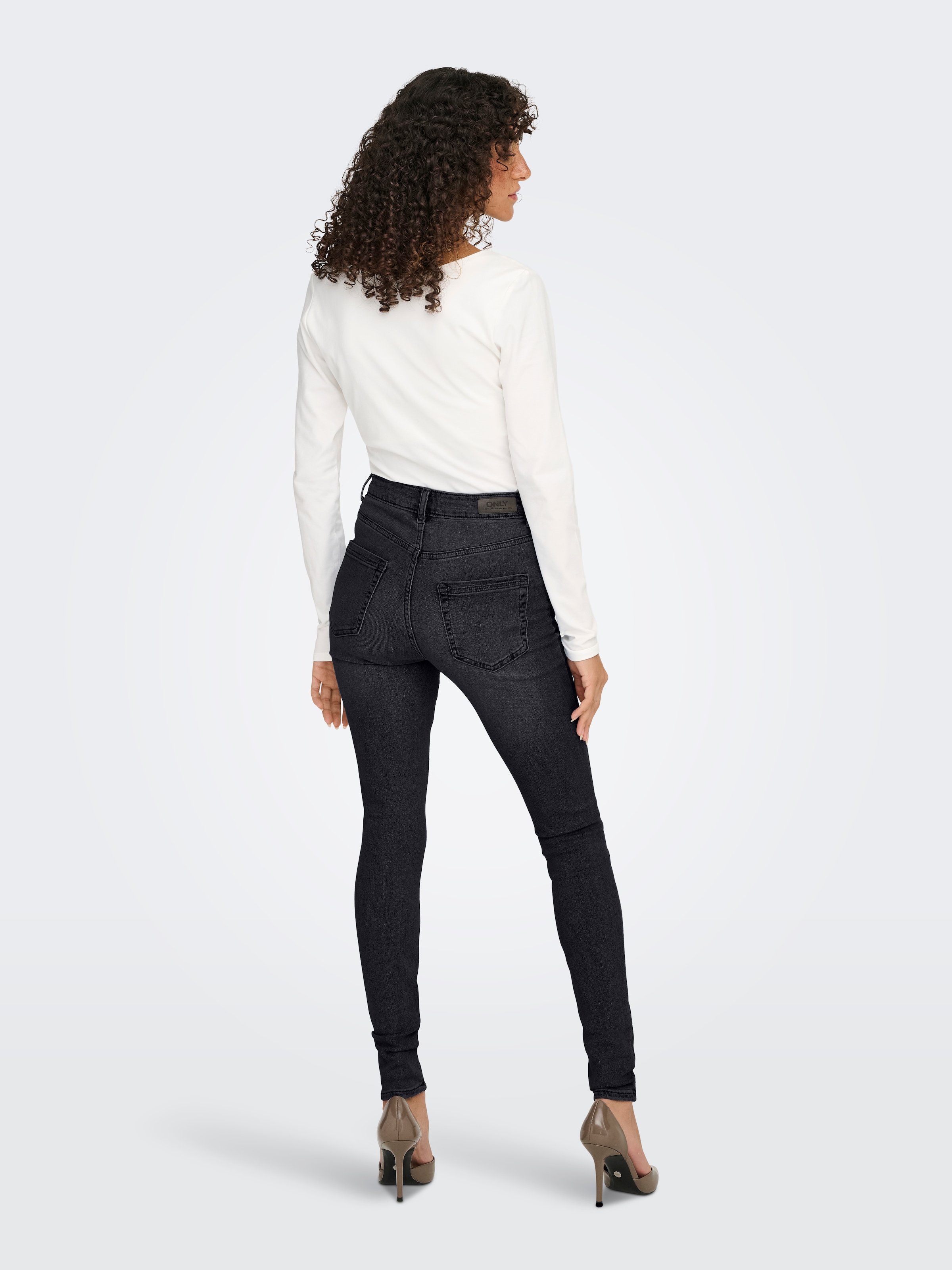 ONLY Jeans taille haute »ONLBLUSH HIGH WAIST SKINNY DNM BOX« Baumwollmischung, skinny fit