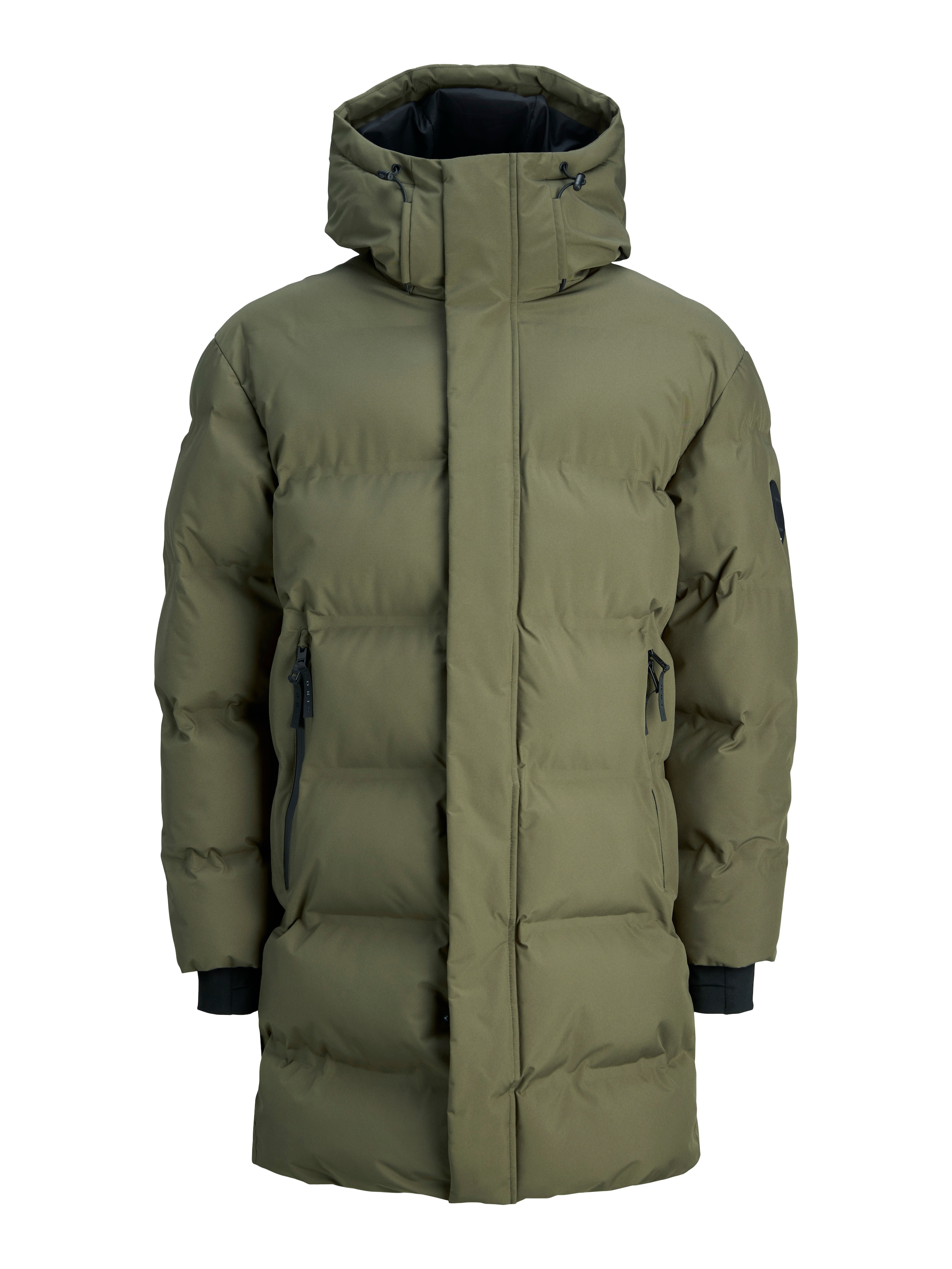 Jack & Jones Veste matelassée »JCOFUSION LONG PUFFER JACKET« mit Kapuze in langer Form