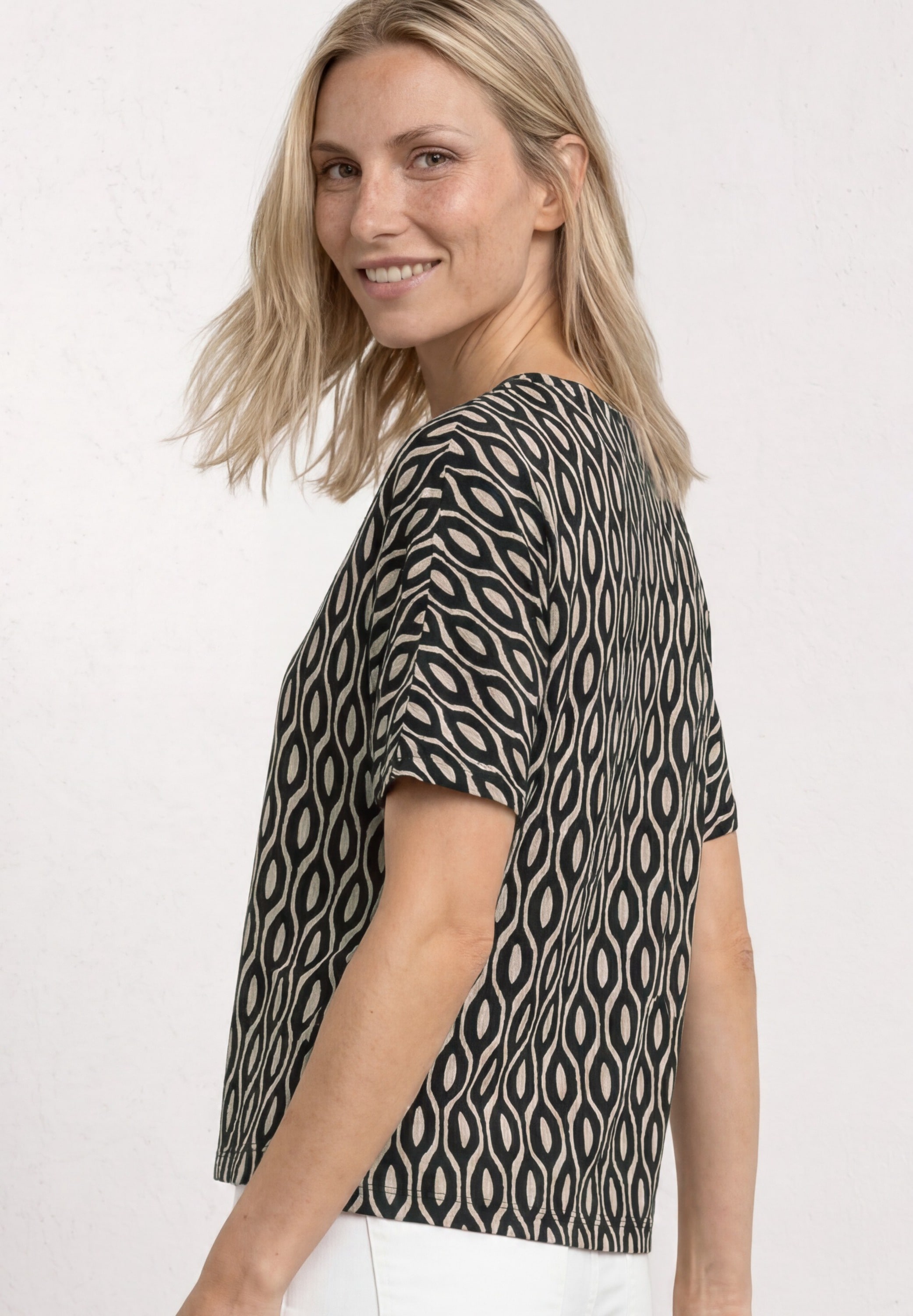 STREET ONE T-shirt avec imprimé zèbre