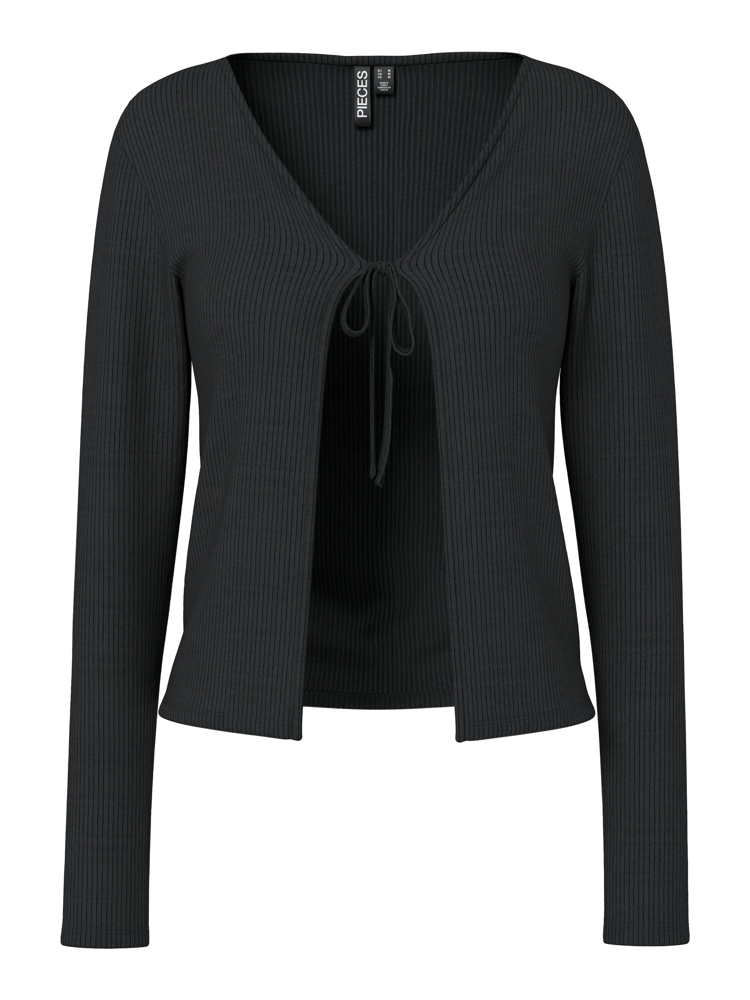 pieces Veste en tricot »PCKITTE LS TIE CARDIGAN JRS NOOS BC« avec ruban à nouer