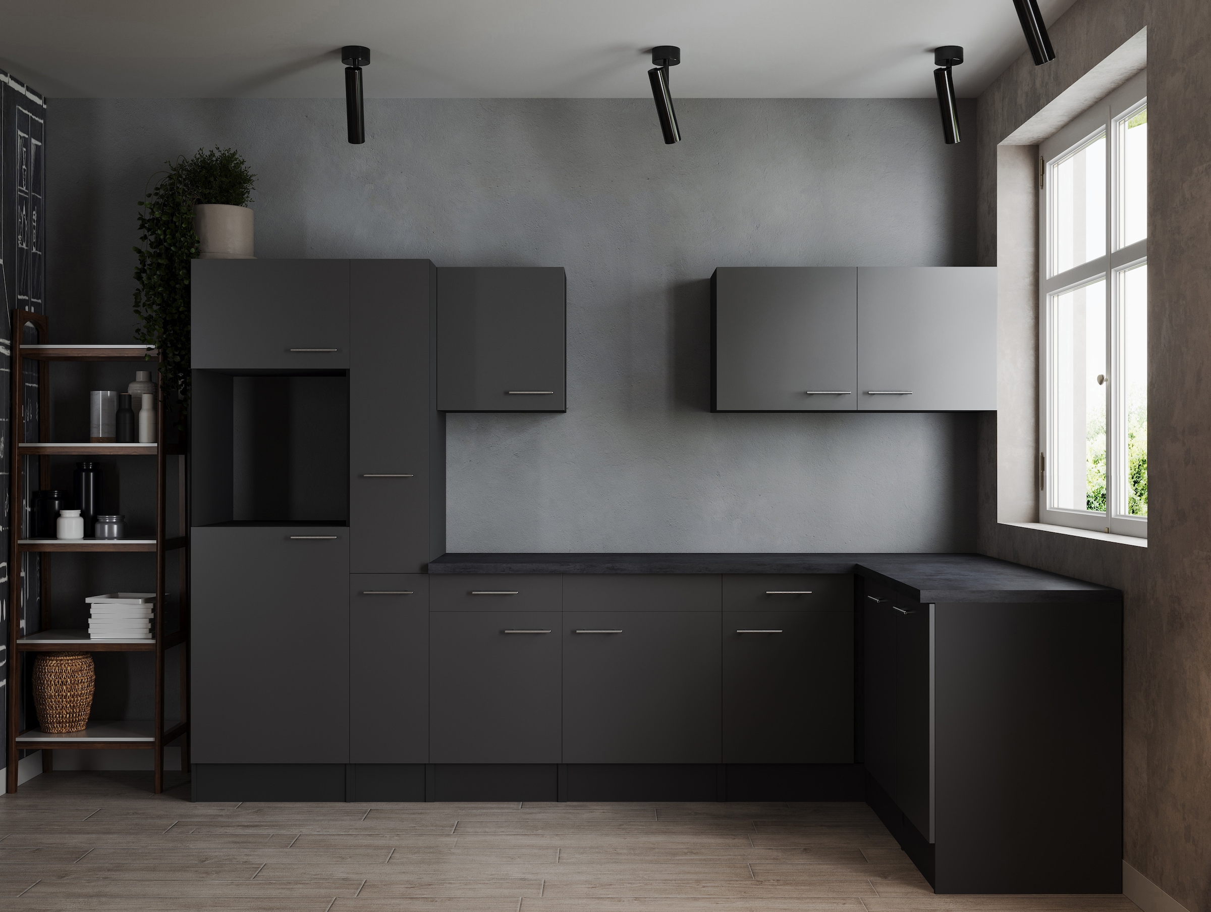 RESPEKTA Cuisine d'angle »Oliver« largeur 310 cm, hauteur de travail 90 cm, configuration exclusive pour OTTO