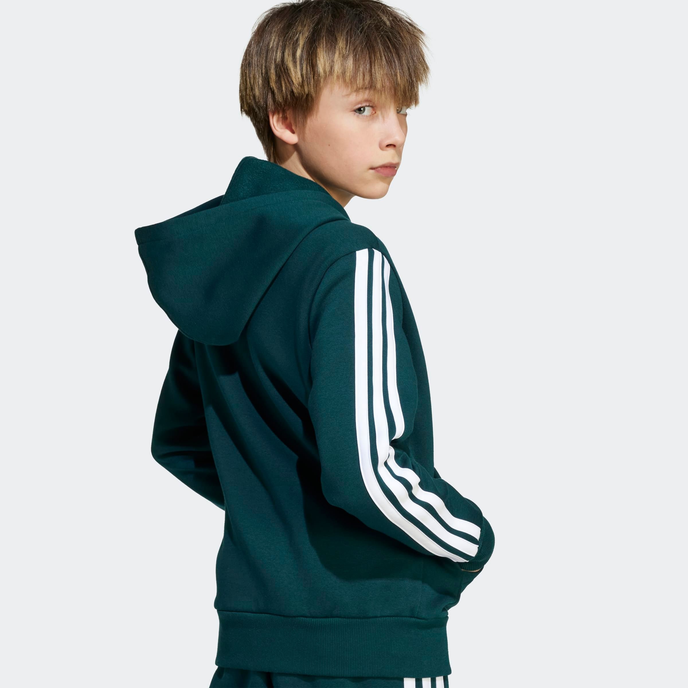 adidas Sportswear Kapuzensweatshirt »J 3S FL FZ HD«
