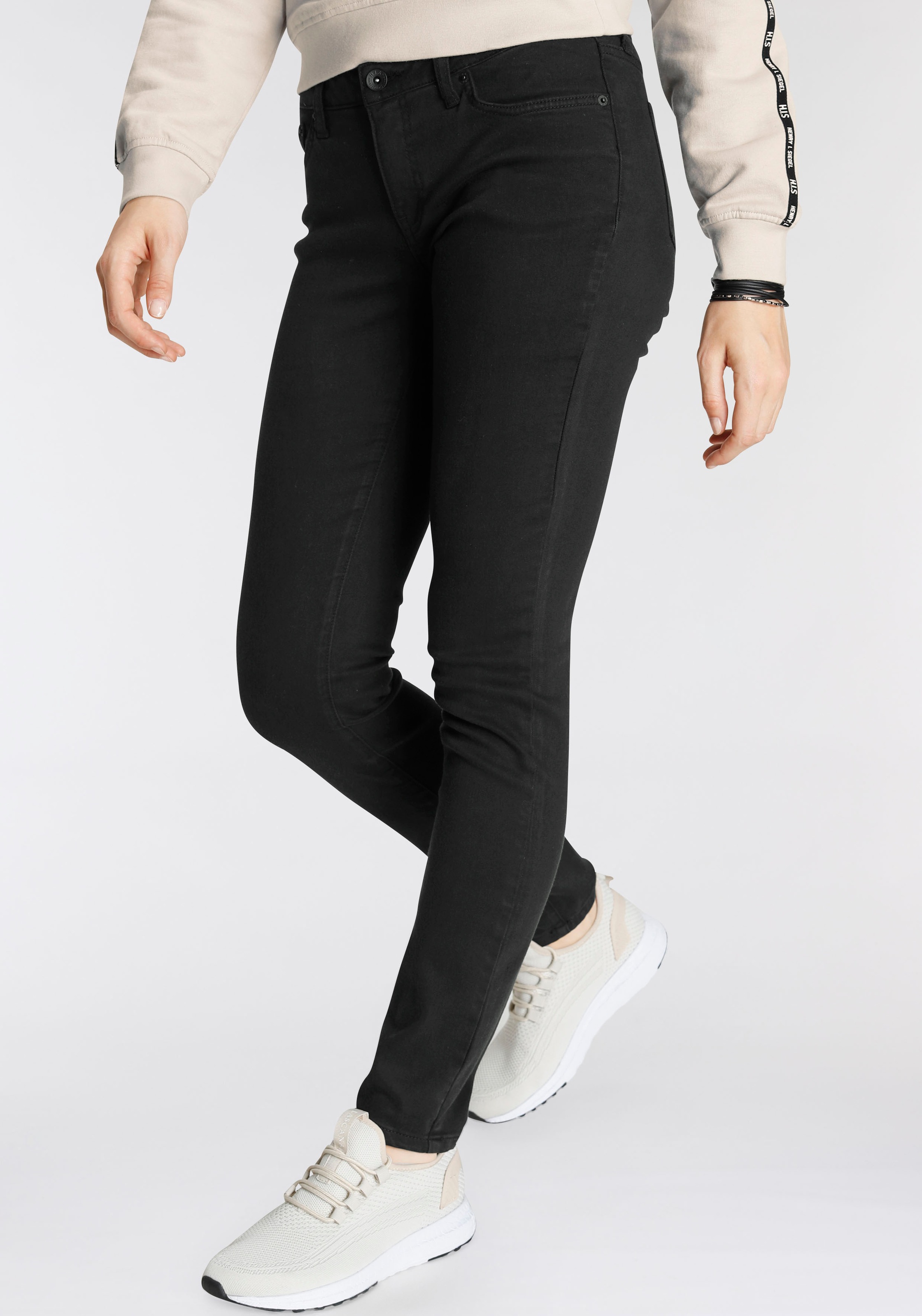 Image of H.I.S Slim-fit-Jeans »Regular-Waist«, Ökologische, wassersparende Produktion durch OZON WASH bei Ackermann Versand Schweiz