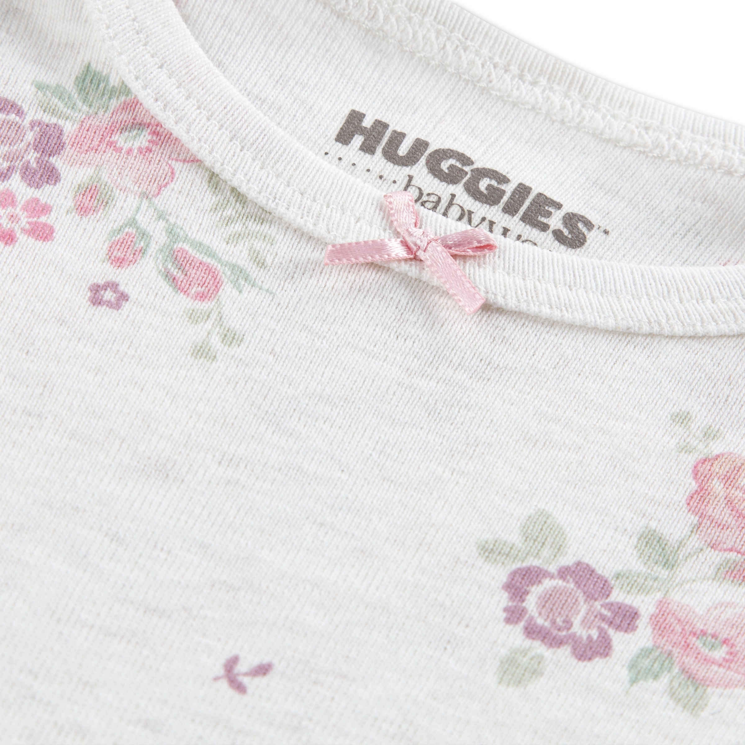 HUGGIES babywear Body et pantalon »HUGG PANT SET + ATTACHMENT« Ensemble, 3 avec bandeau assorti, imprimé floral intégral - pour filles