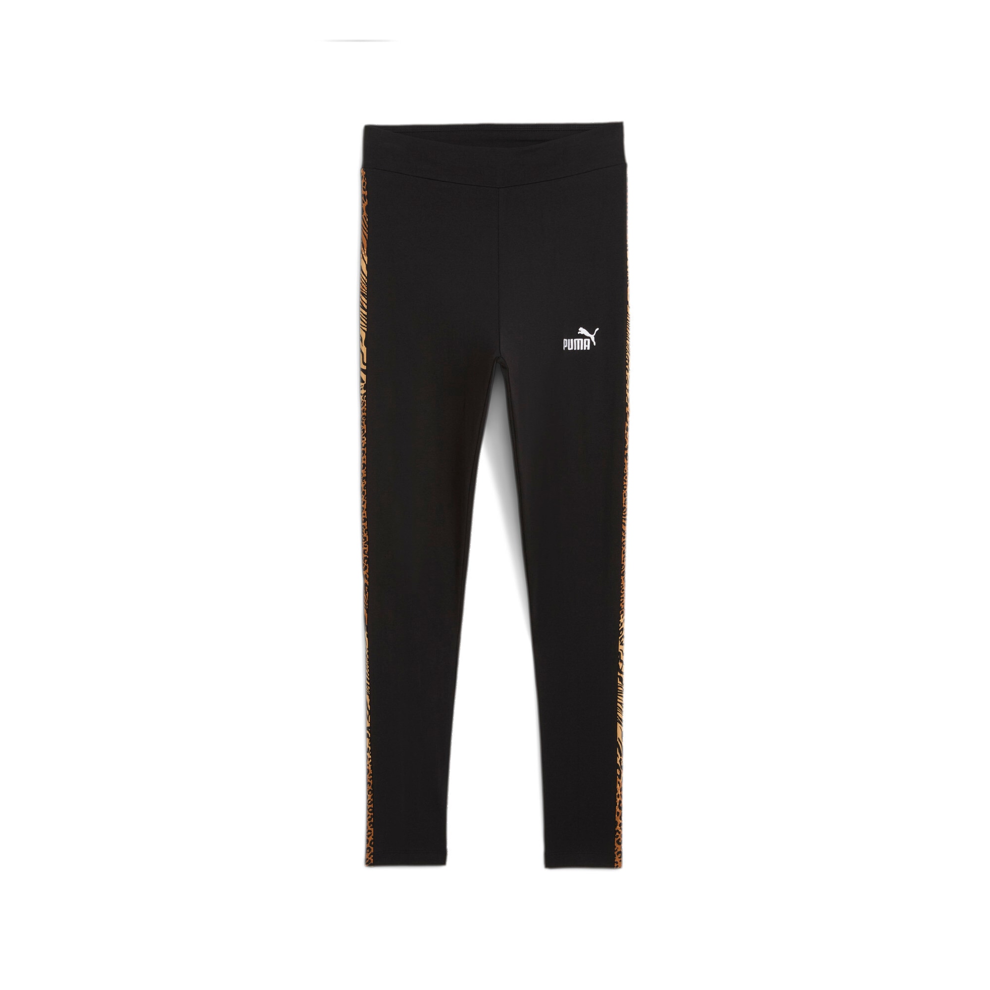 Image of PUMA Leggings "ESS GRAPHIC ANIMAL LEGGINGS" schmale Passform, sportlicher Stil, aus Baumwollmischung