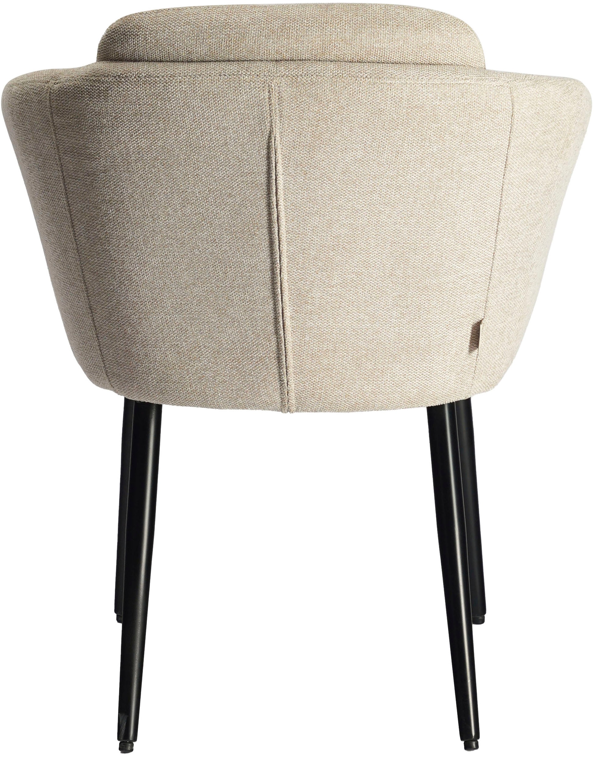 LeGer Home by Lena Gercke Chaise de salle à manger »Fleur« (Set) 2 cuisStrukturstoff, ergonomisches Design, gesteppte Rückenlehne