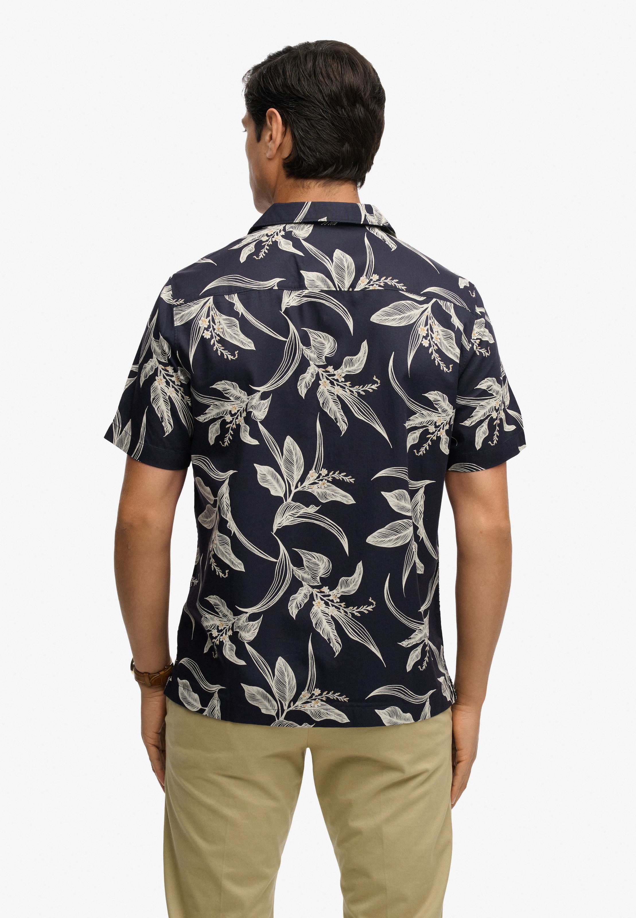 Superdry Chemise hawaïenne »HAWAIIAN PRINT S/S SHIRT« mit sommerlich coolem Hawaii-Blumen-Print