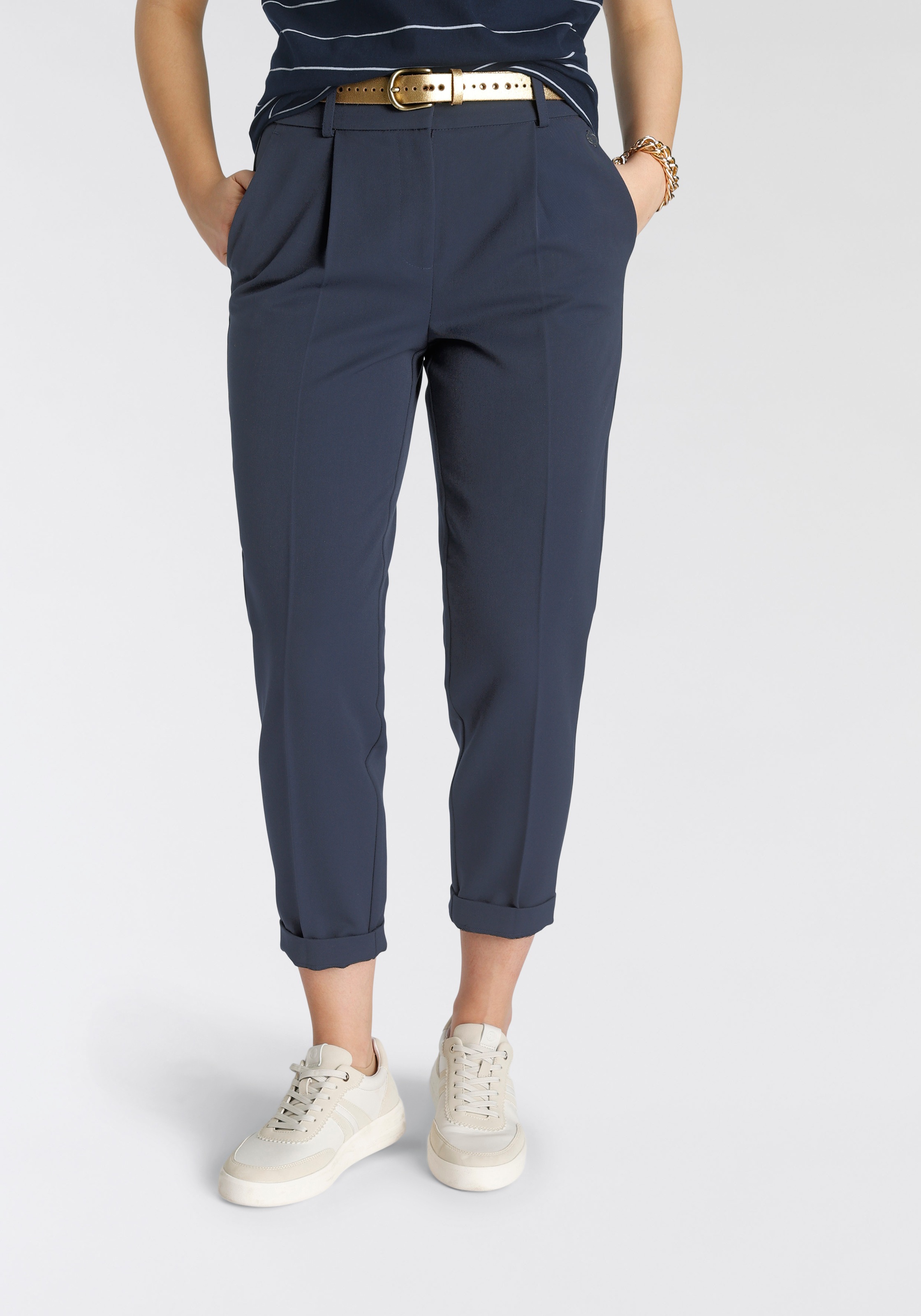 Image of Tamaris Anzughose, mit Bundfalten - NEUE KOLLEKTION bei Ackermann Versand Schweiz