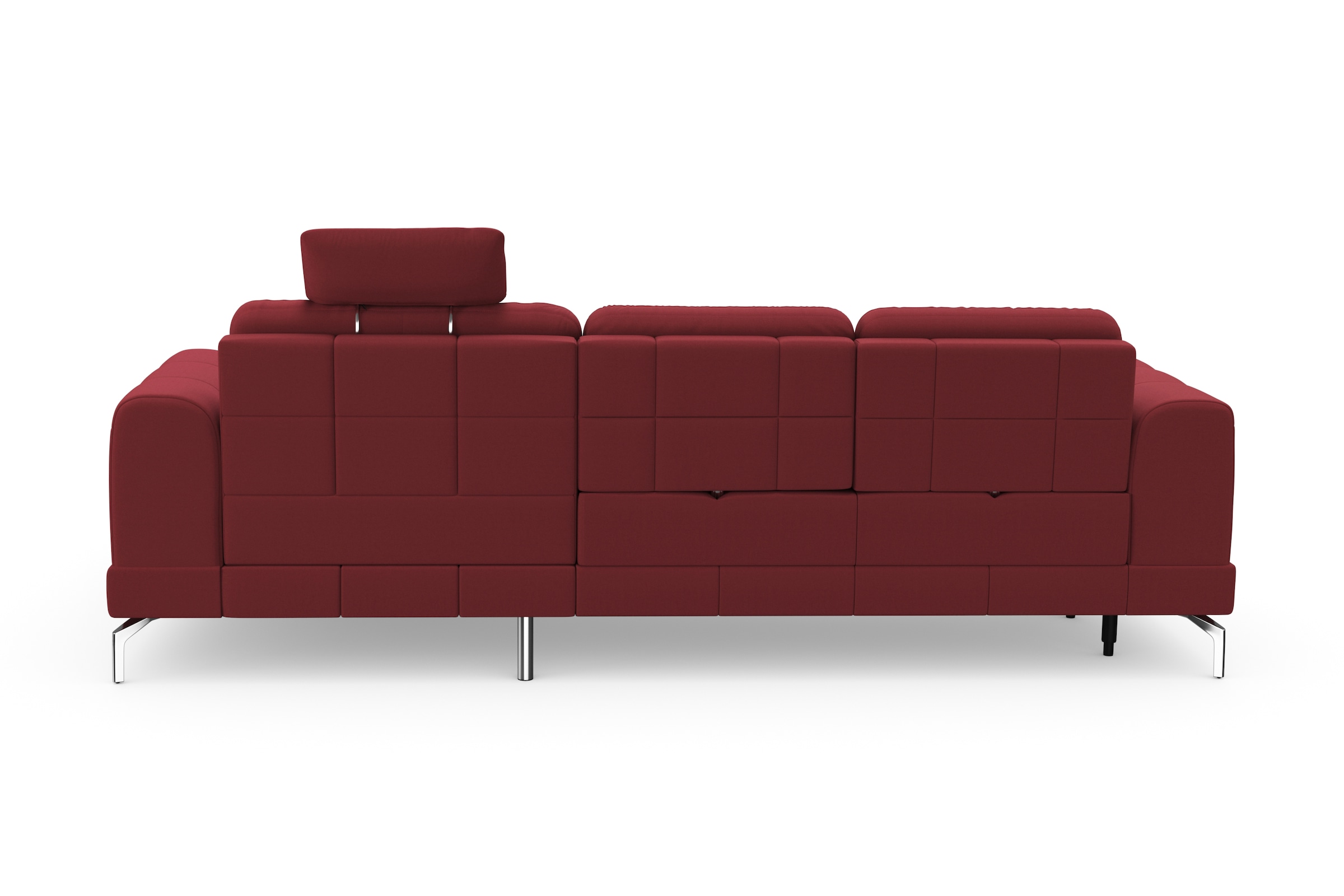 sit&more Ecksofa »Bendigo L-Form« inklusive Sitztiefenverstellung, Bodenfreiheit 15 cm, 2 Fussfarben