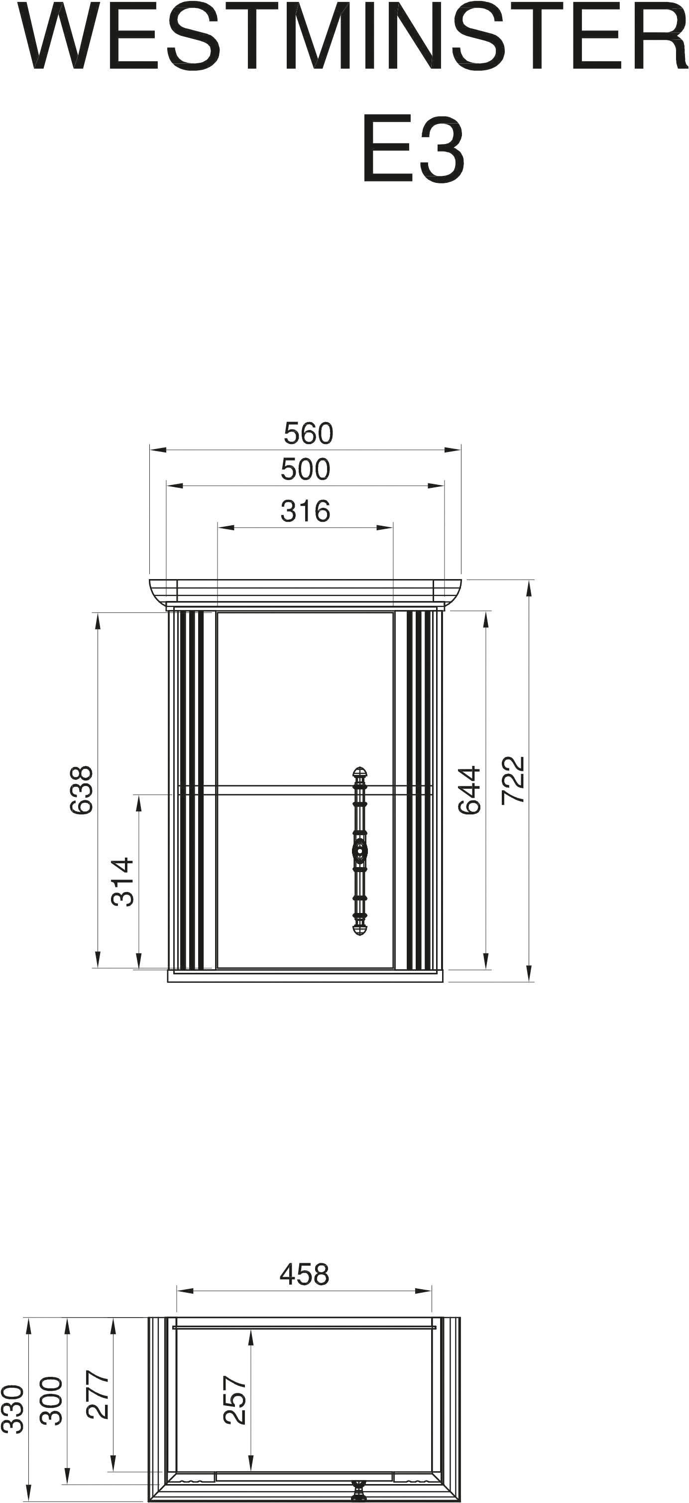 GOODproduct Cuisine »KS-Westminster« Breite 204 cm, ohne E-Geräte