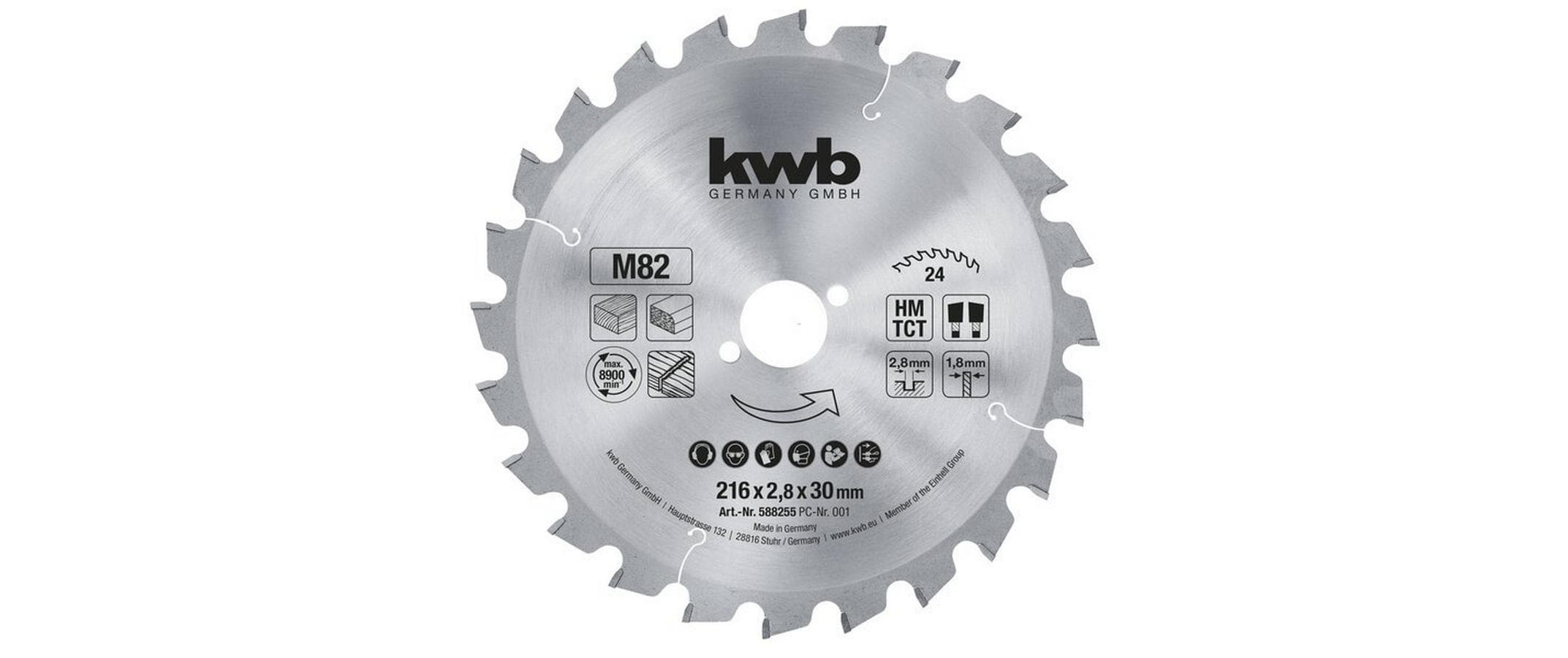 Image of Einhell Sägeblatt "HM Ø 216 x 2,8 x 30 Z24"
