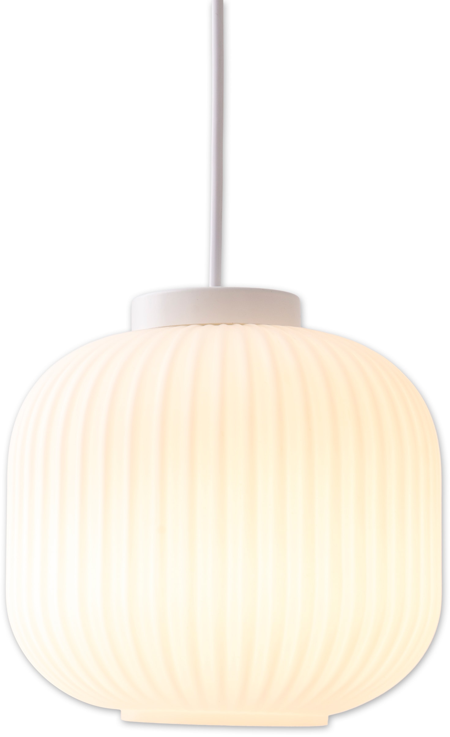 näve Pendelleuchte »Geneva« E27 1 Stk. Pendelleuchte,Milch-Glas weiss, 1xE27 max.40W