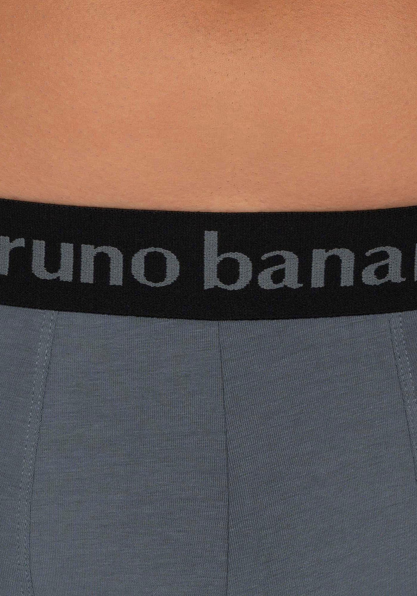 Bruno Banani Boxer »Flowing«, (2er Pack), mit kontrastreichem Logobund