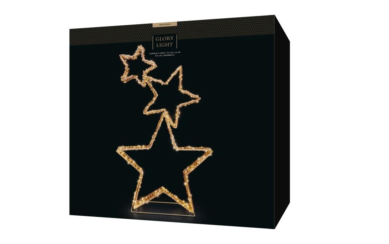 STT Figurine décorative LED »Glamour 3 stars«