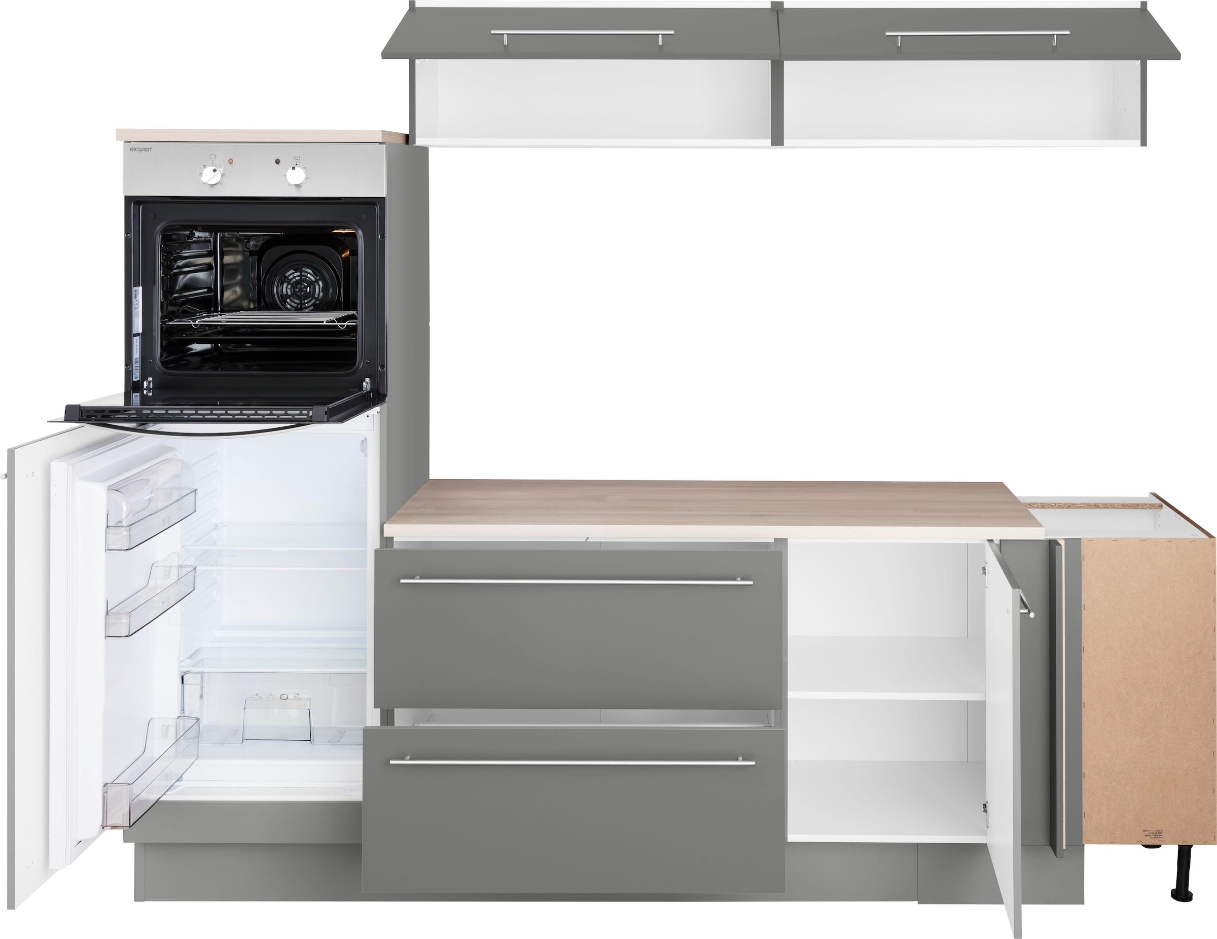 OPTIFIT Winkelküche »Bern« Stellbreite 265x175 cm, wahlweise mit E-Geräten