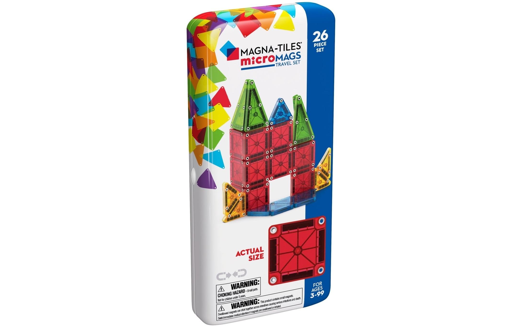Image of Spielbausteine "Magna-Tiles microMAGS Reiseset 26-teilig"