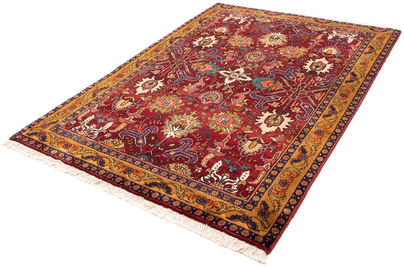 Image of morgenland Orientteppich »Perser - Nomadic - 191 x 138 cm - dunkelrot«, rechteckig, 10 mm Höhe, Wohnzimmer, Handgeknüpft, Einzelstück mit Zertifikat bei Ackermann Versand Schweiz