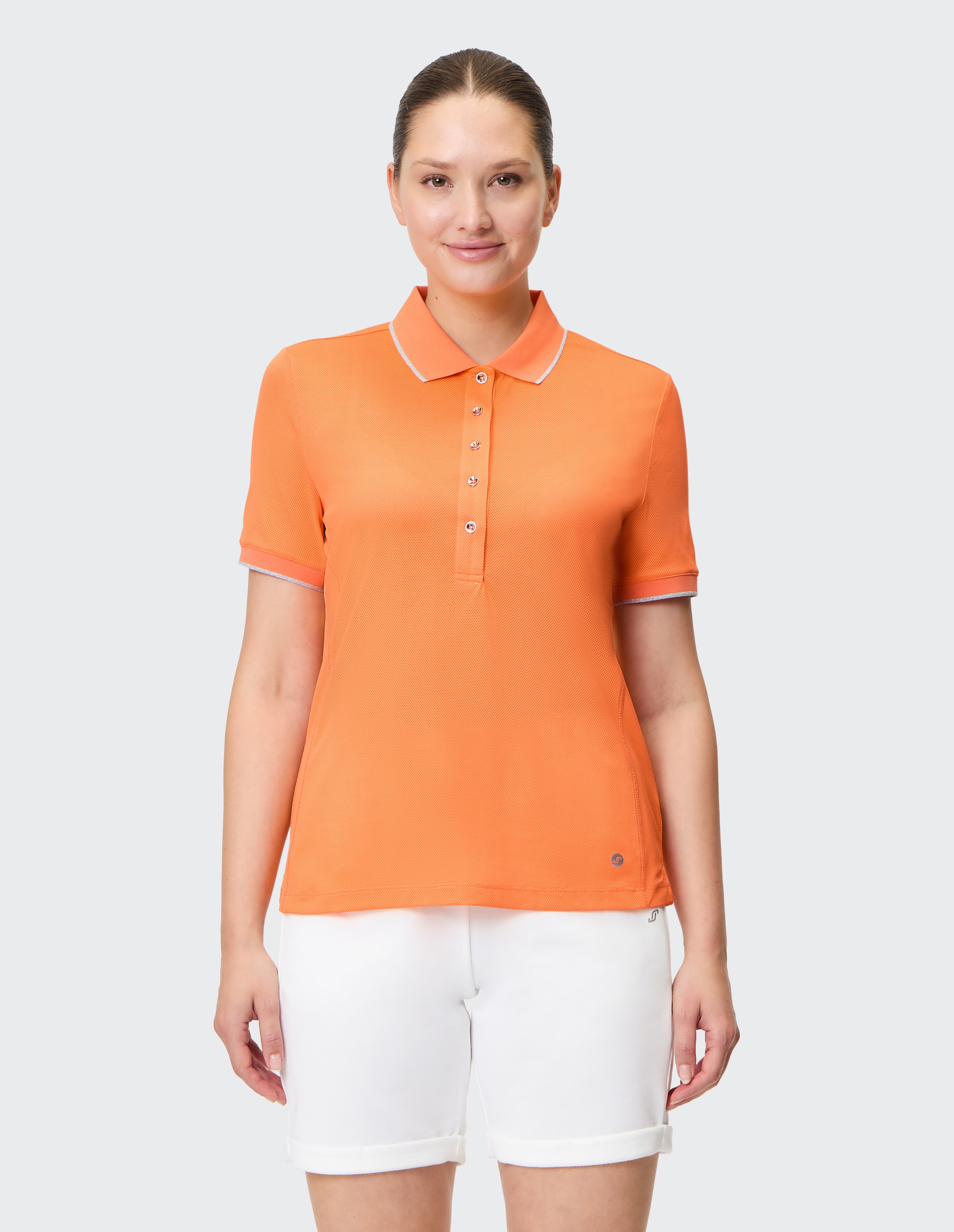 Image of Joy Sportswear Poloshirt "MARIA" mit Polokragen, in Piqué-Qualität, figurbetonte Passform