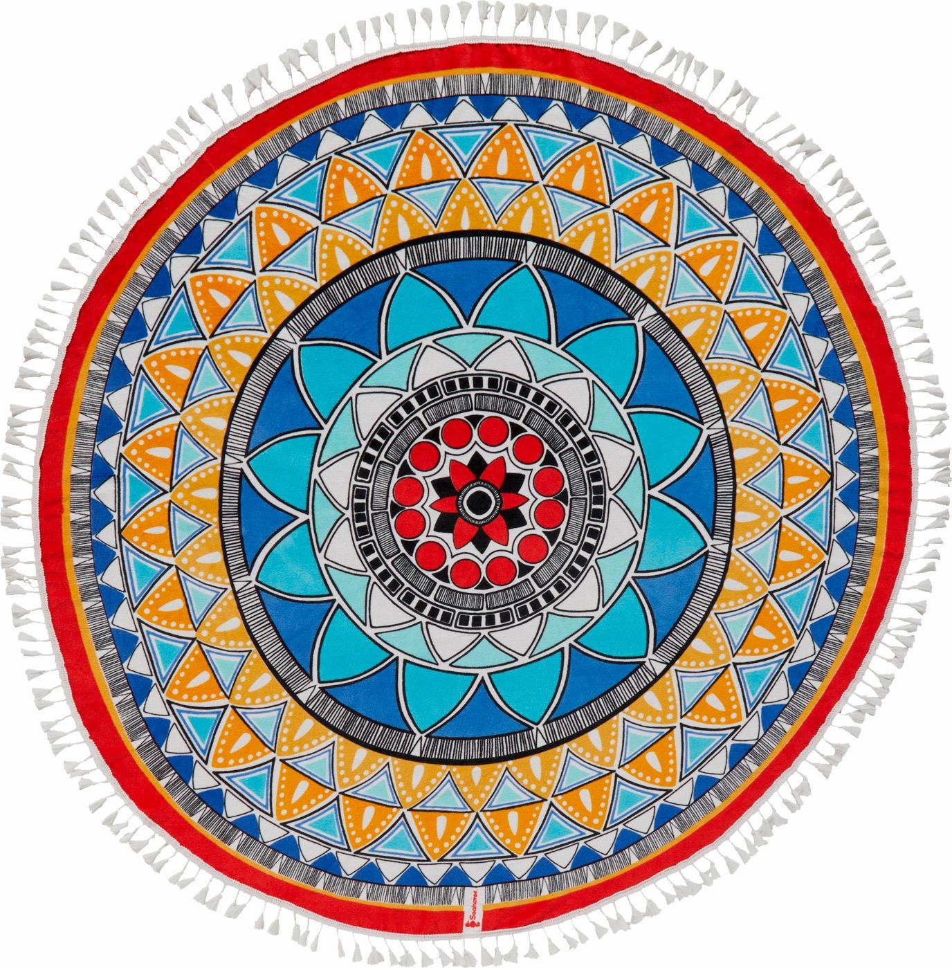 Image of Seahorse Strandtuch »Tara«, (1 St.), rund, mit Mandalamuster bei Ackermann Versand Schweiz