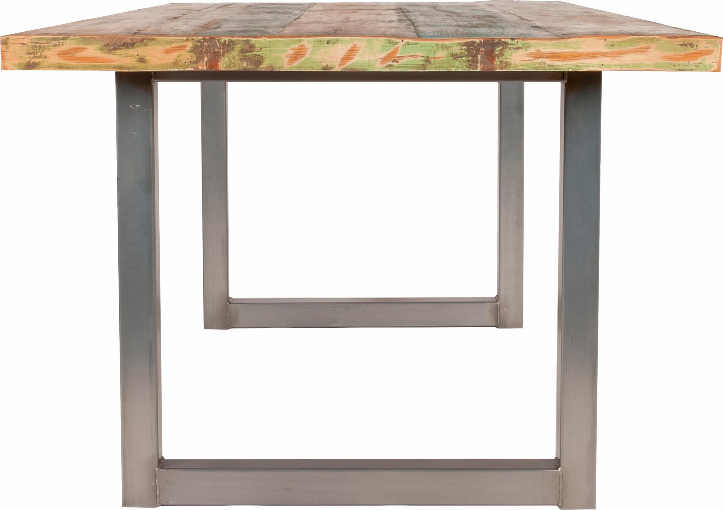 SIT Esstisch »Tops« aus recyceltem Altholz und Metall, Shabby Chic, Vintage