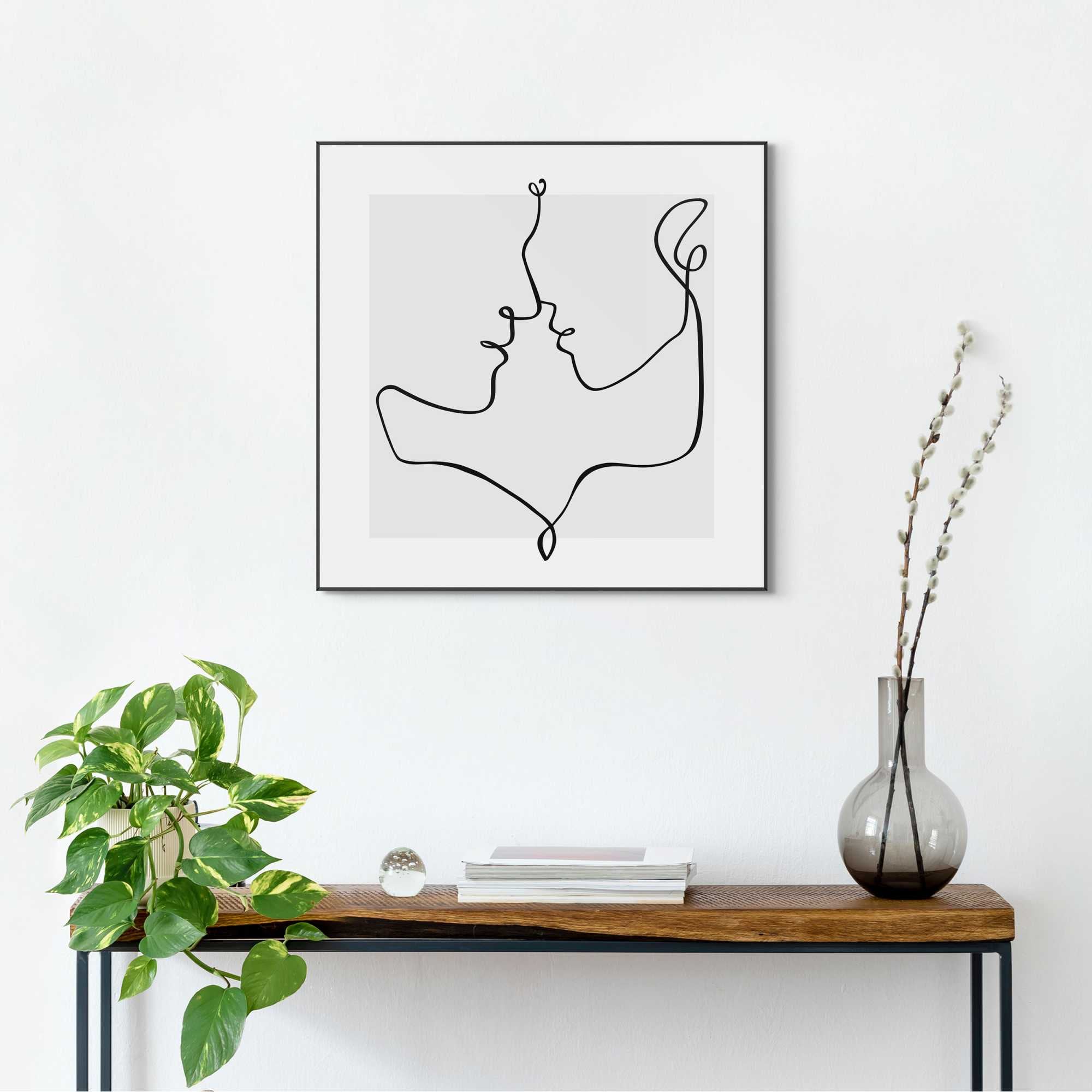 Image of Reinders Bild mit Rahmen "Love Lines"