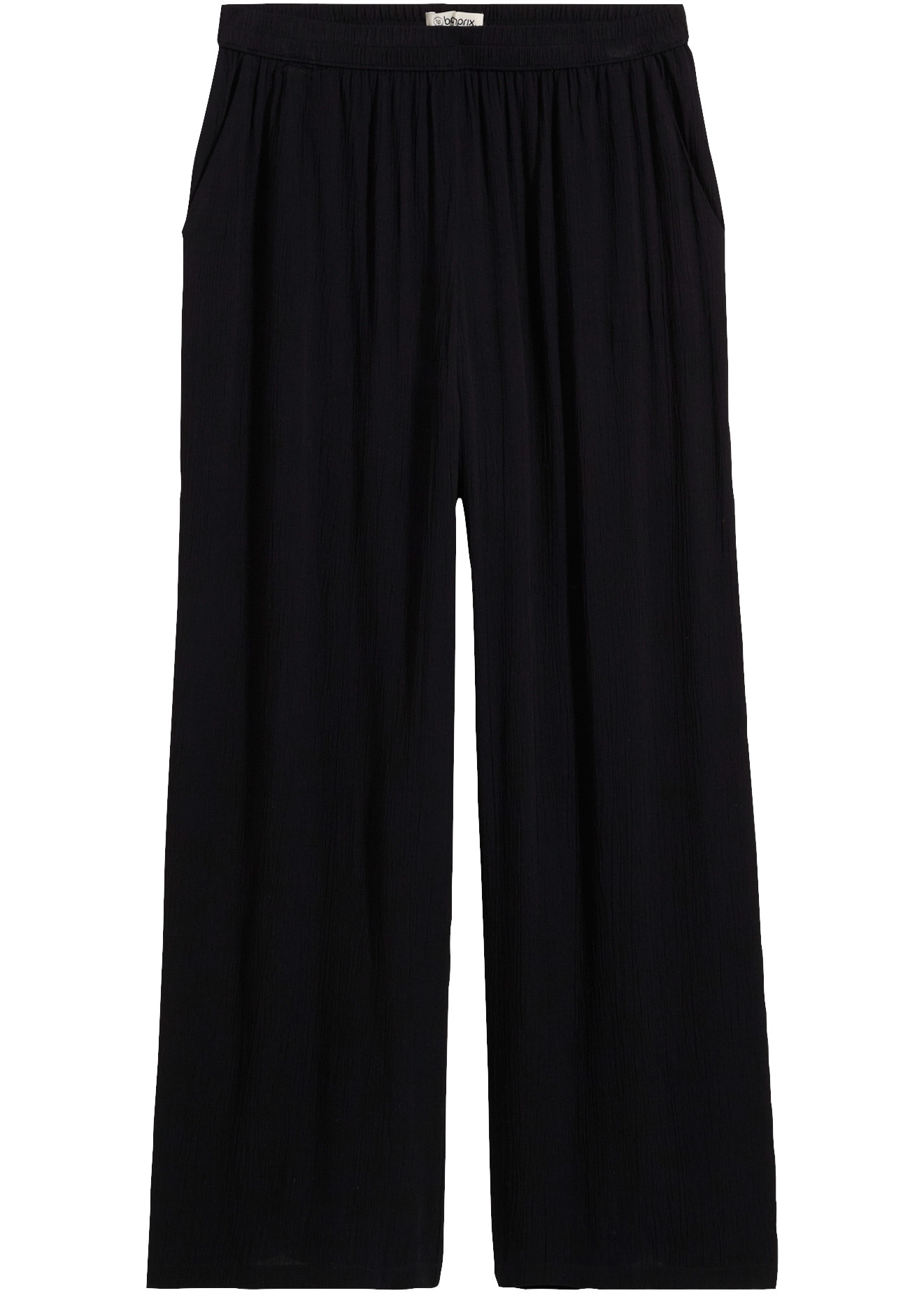 bonprix Palazzohose  lockere Passform, aus Viskose, maschinenwaschbar, femininer Stil