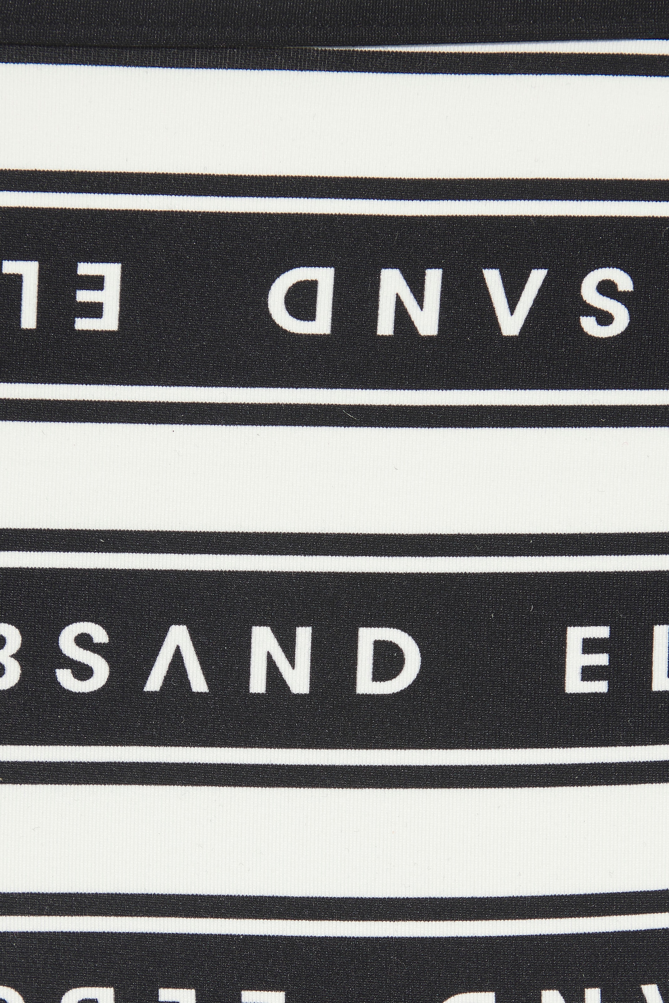 Elbsand Bikini triangle »Zone« Ensemble,  mit kontrastfarbenen Streifen und Schriftzügen