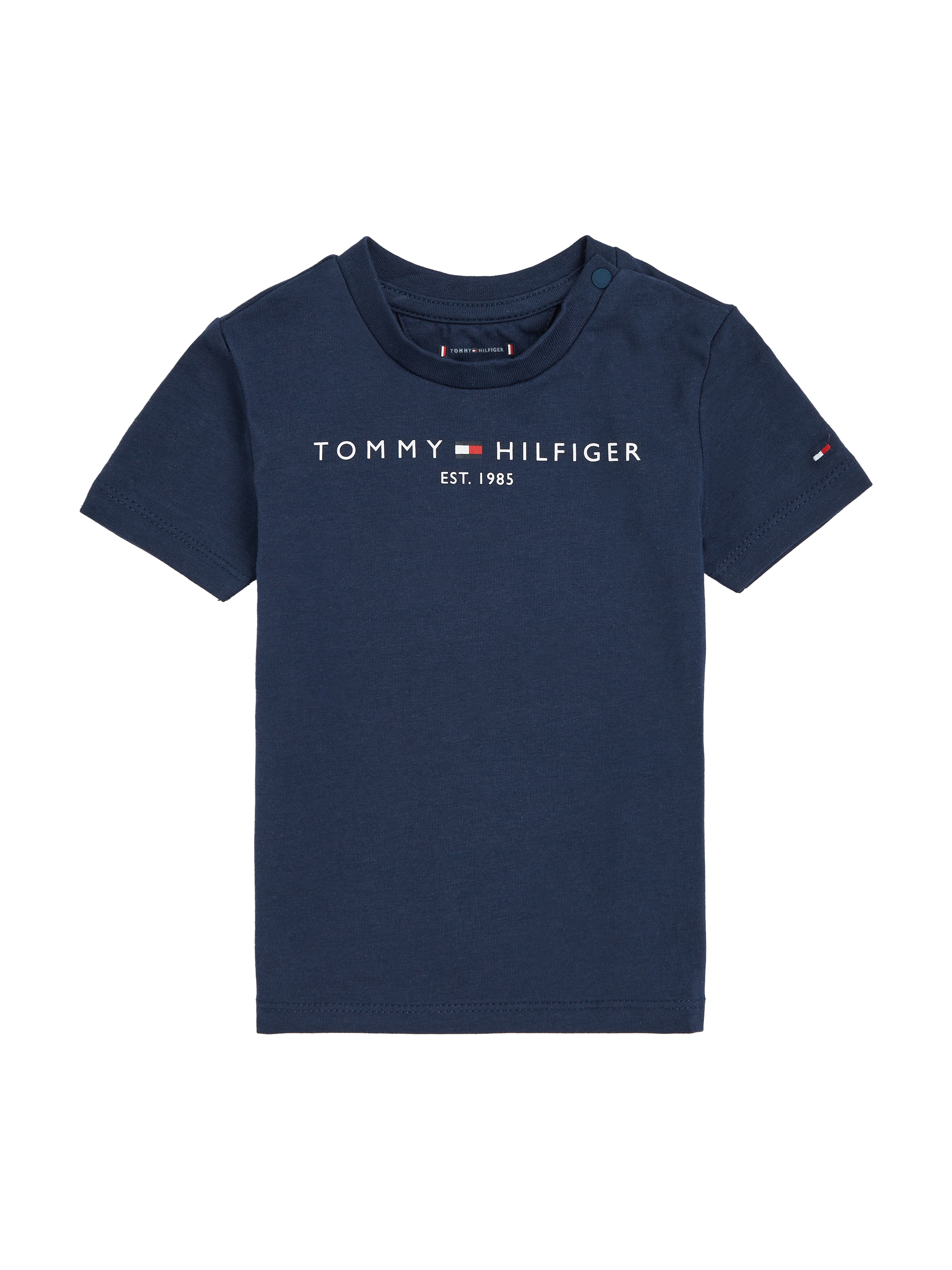 Tommy Hilfiger Rundhalsshirt »BABY ESSENTIAL TEE S/S«, mit Tommy Hilfiger Logo-Schriftzug