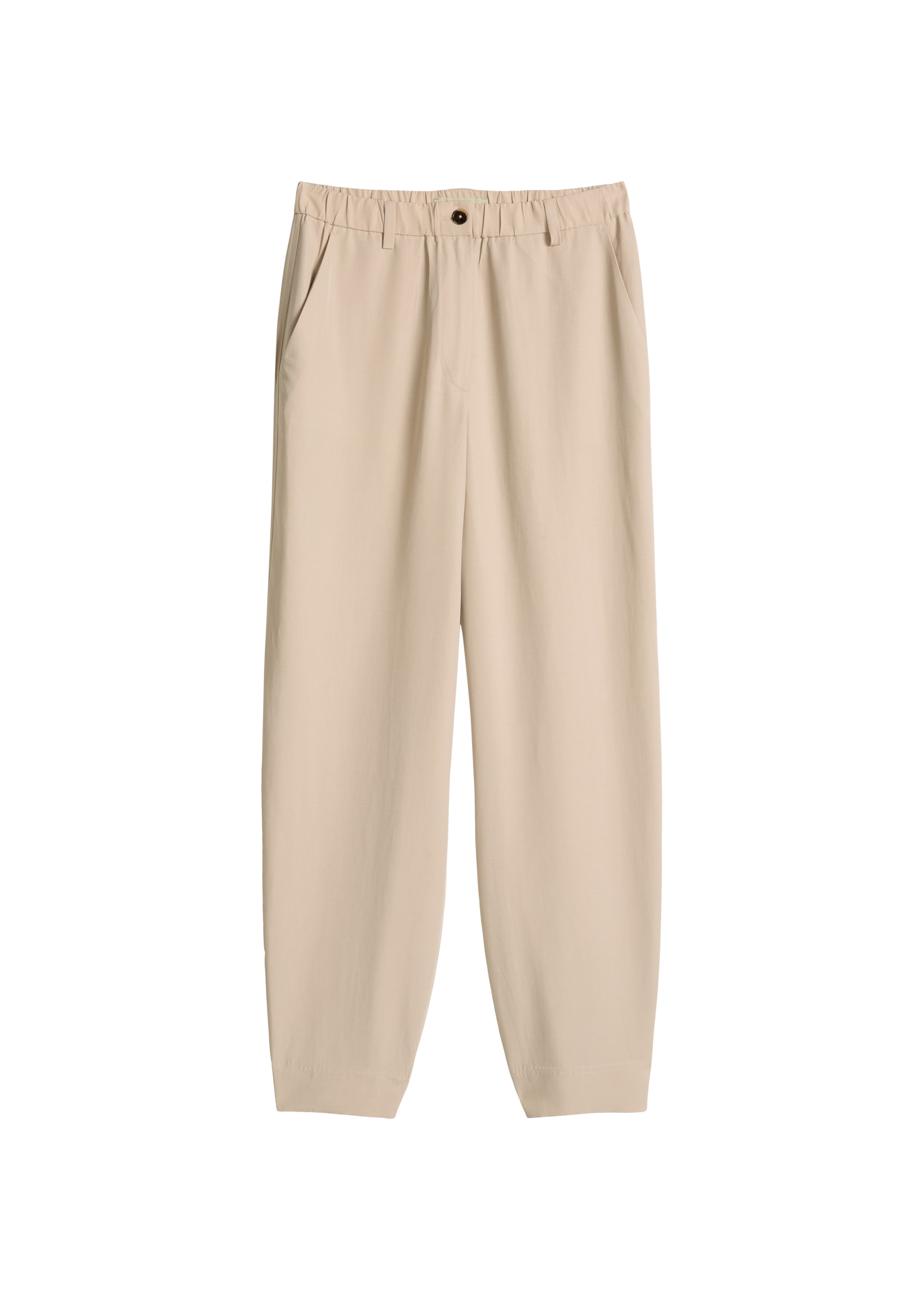 Marc O'Polo Pantalon à taille extensible »MINU Barrel«  Model Minu barrel aus Lyocell-Leinen-Mix