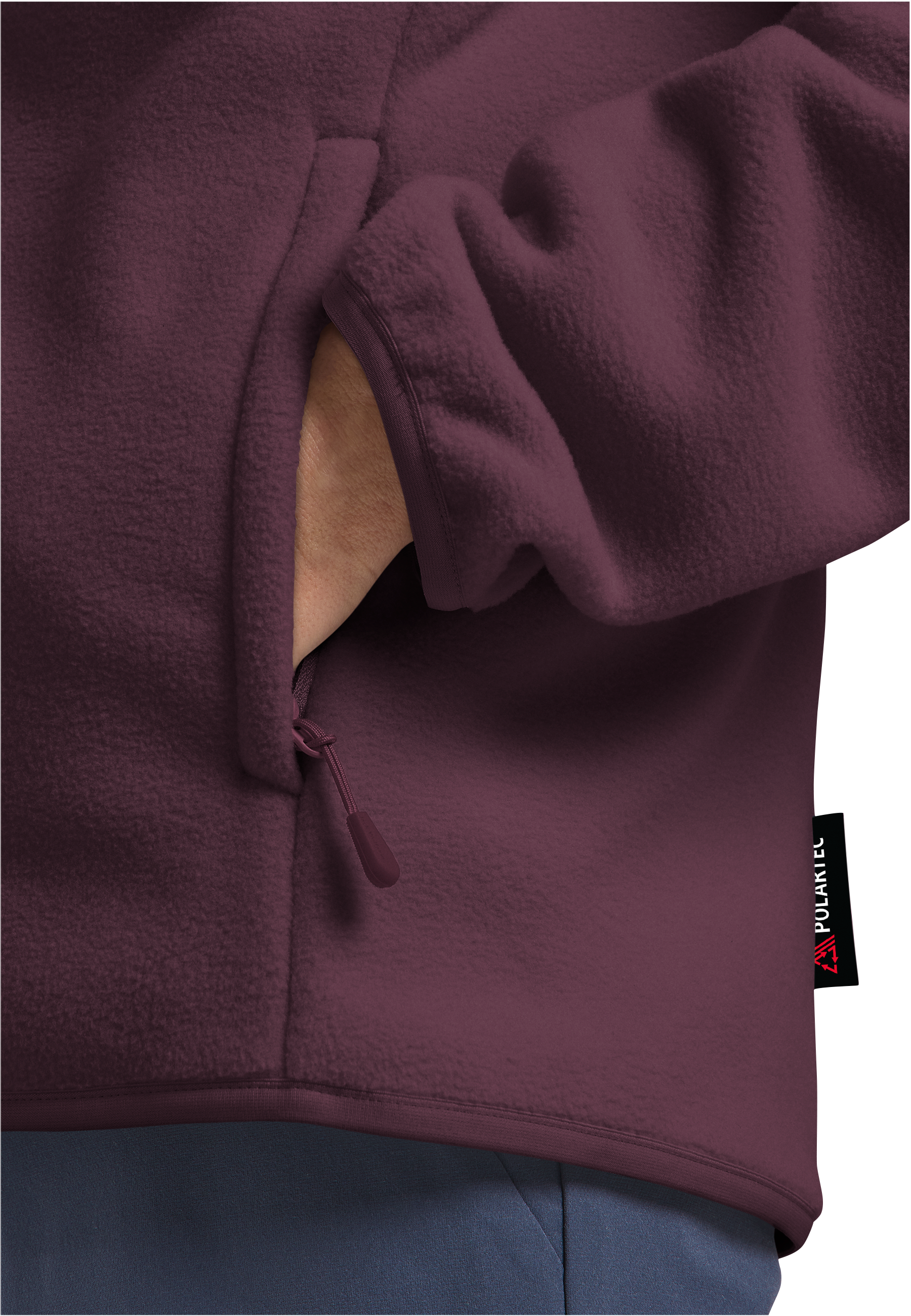 Jack Wolfskin Fleecejacke »Moonrise« für Wandern und Trekking, aus recyceltem POLARTEC 200-Material