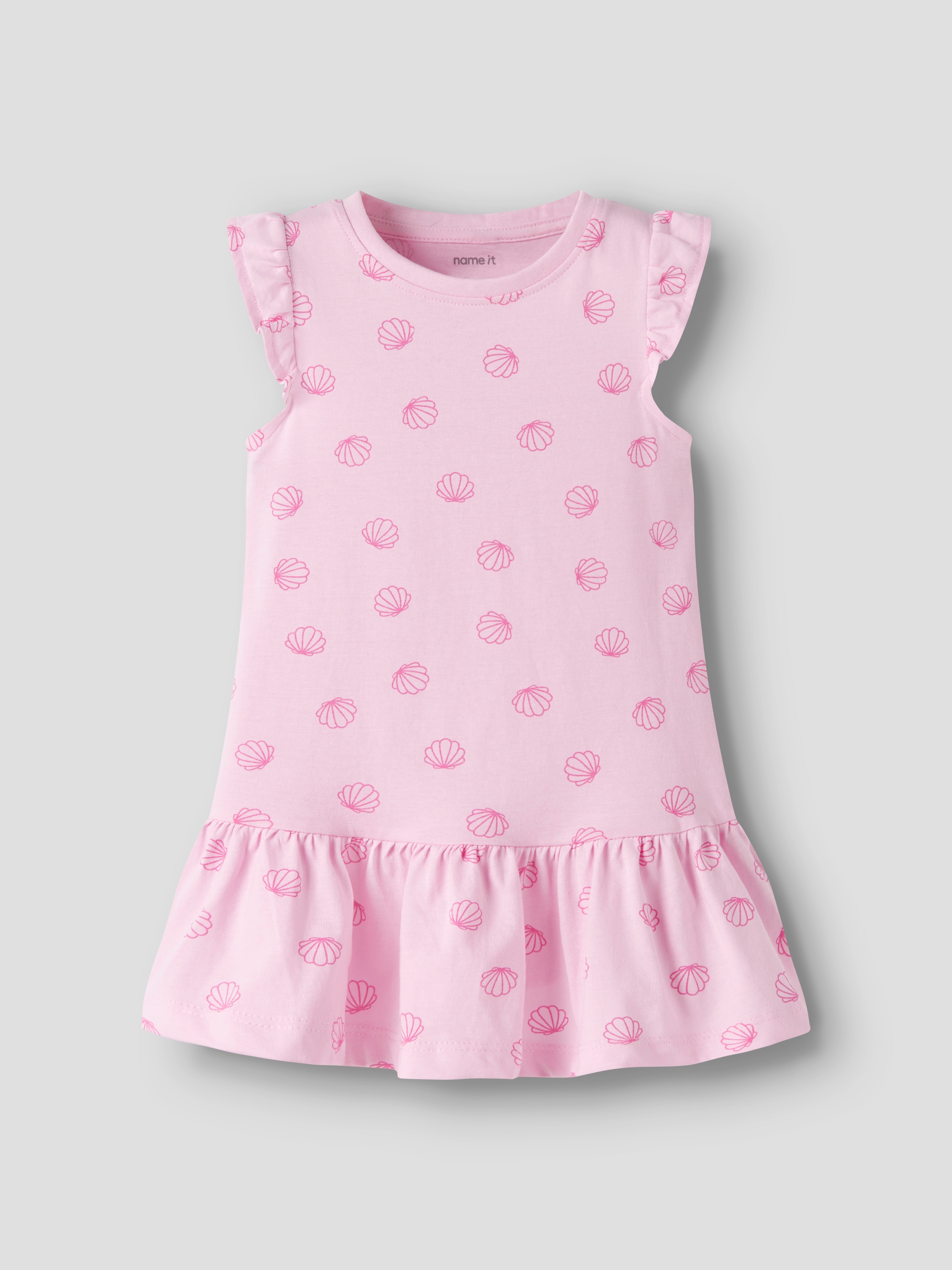Image of Name It Minikleid "NMFVIDA CAPSL DRESS" Baumwolle, regular fit