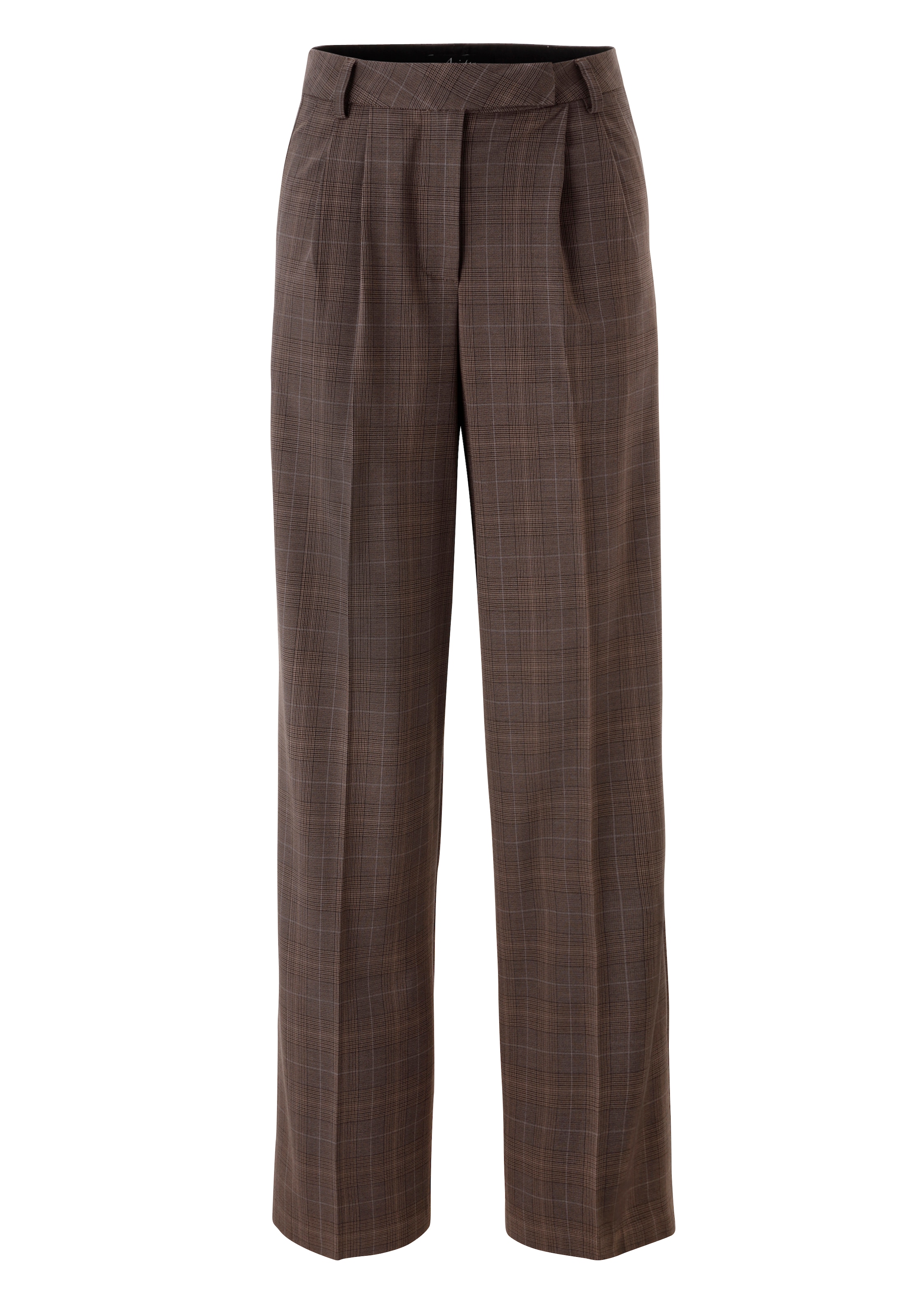 Aniston CASUAL Pantalon à pinces  au motif tartan discret - NOUVELLE COLLECTION
