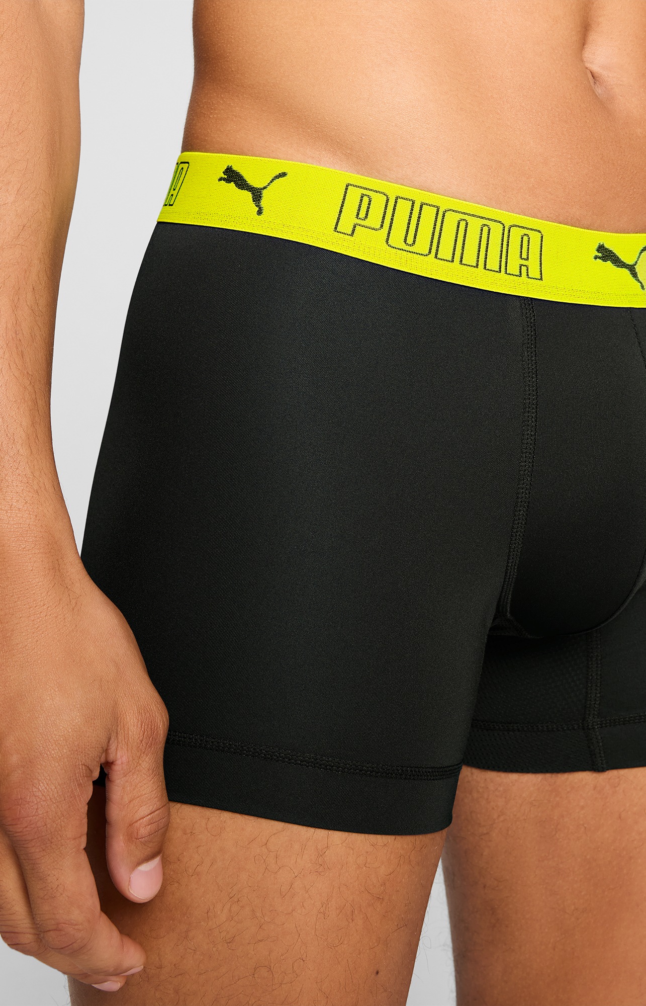 PUMA Boxers »PUMA MEN SPORT MICROFIBER BOXERS 2P« avec ceinture logo