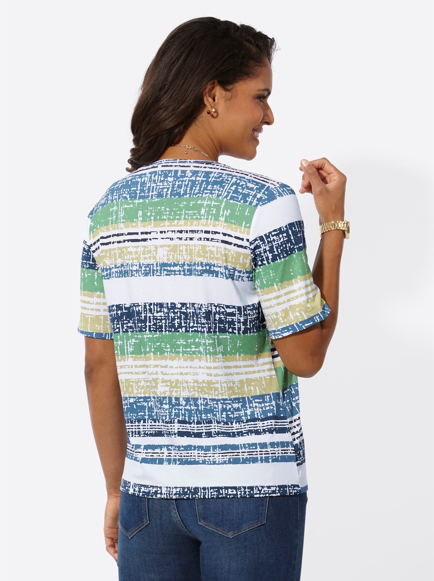 Casual Looks Kurzarmshirt »Rundhals-Shirt« 1 Stk.