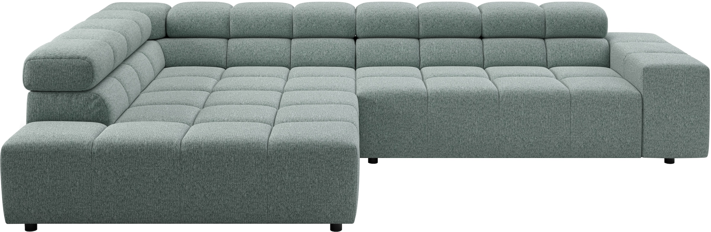 Image of Home affaire Ecksofa "Ancona, Ecksofa, incl. Kopfteilverstellung, Breite 319 cm, L-Form" wahlweise elektrische Sitztiefenverstellung, auch in Cord + Easy Care