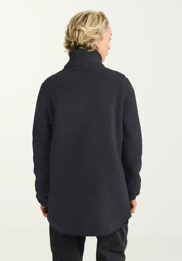 Jack Wolfskin Manteau fonctionnel »HIGH CURL COAT W« pour la randonnée et trekking, style sportif, en polyester, coupe-vent