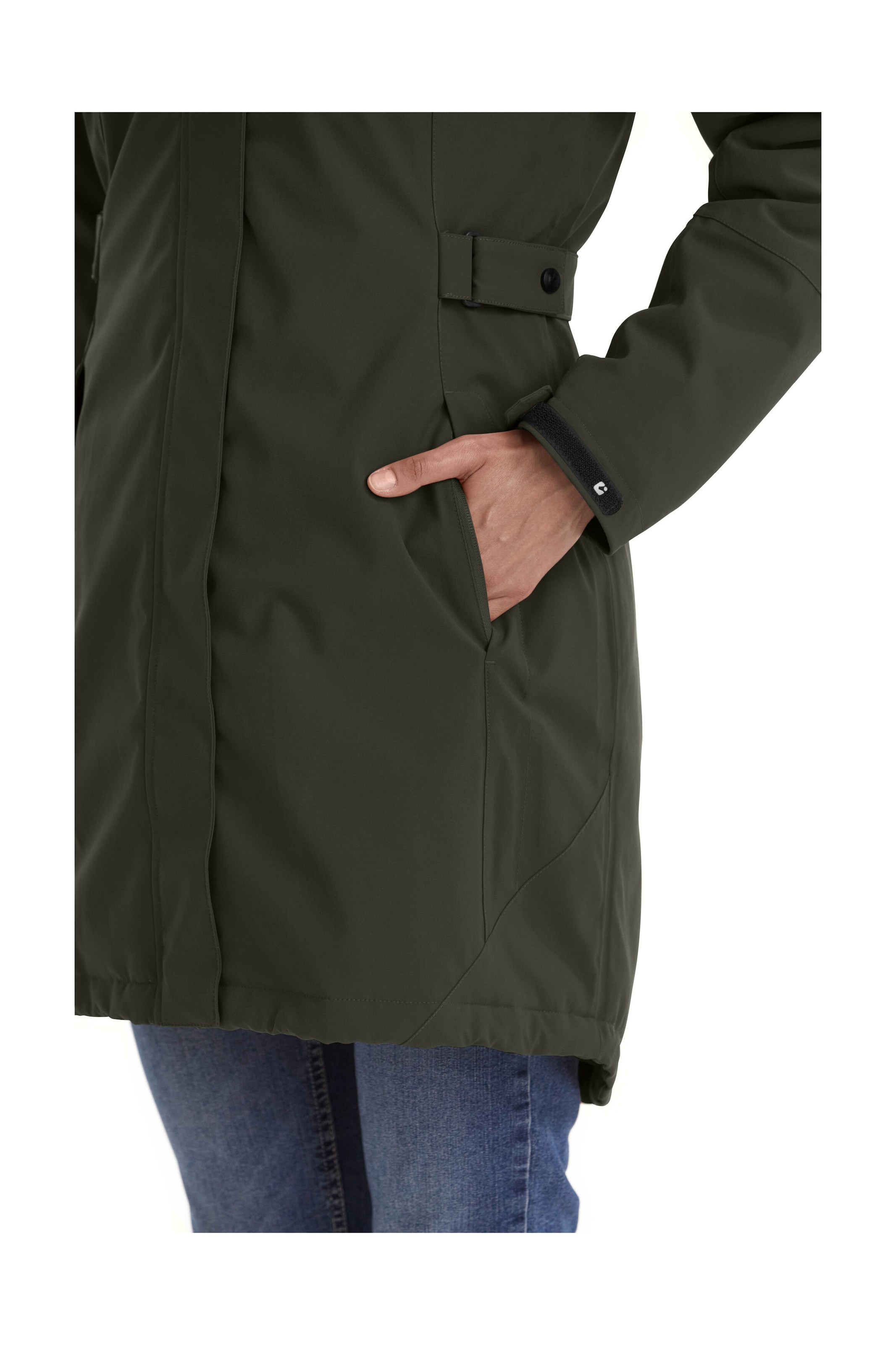 Killtec Parka »KOW 165 WMN PRK« Wasser- und winddichter Parka mit Teddyfleece und abnehmbarer Kapuze