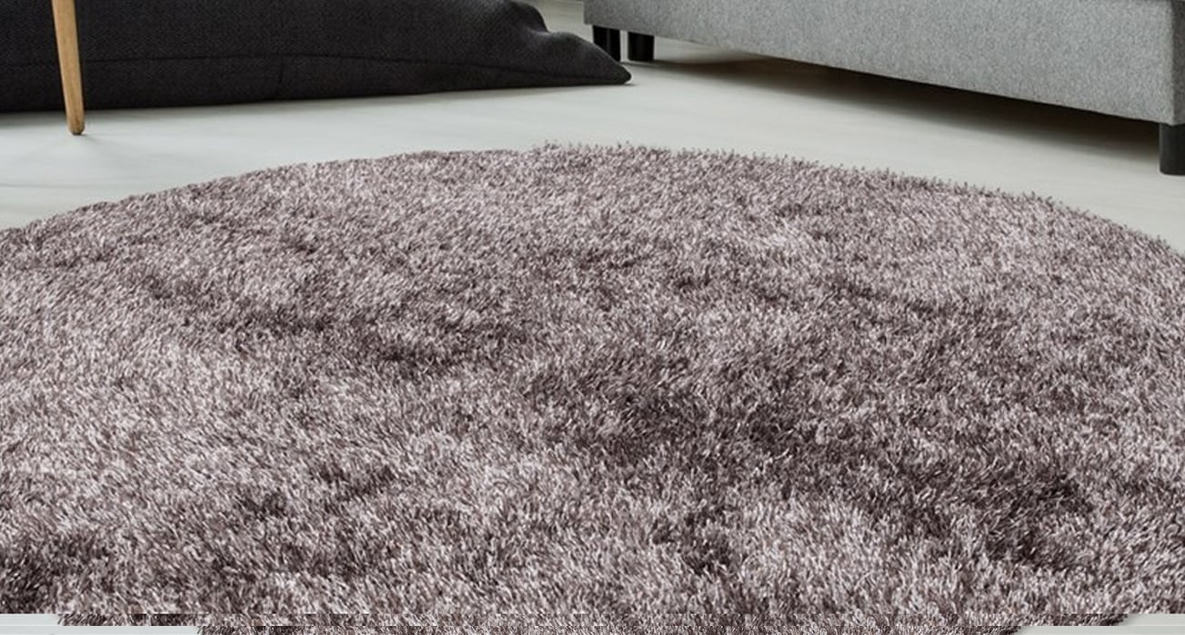 calo-deluxe Hochflor-Teppich »Masada 900«, rund, 40 mm Höhe, Wohnzimmer