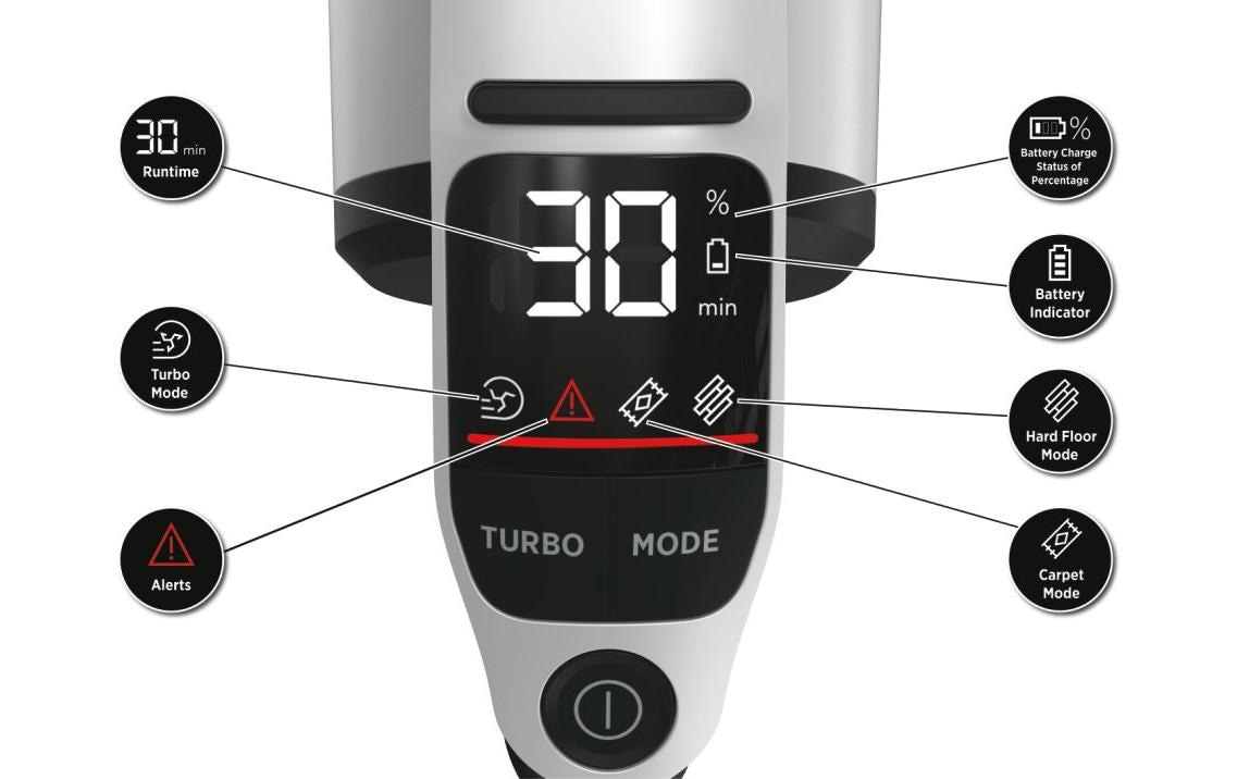 Hoover Akku-Hand-und Stielstaubsauger »HFX20H 11 Chalk White«