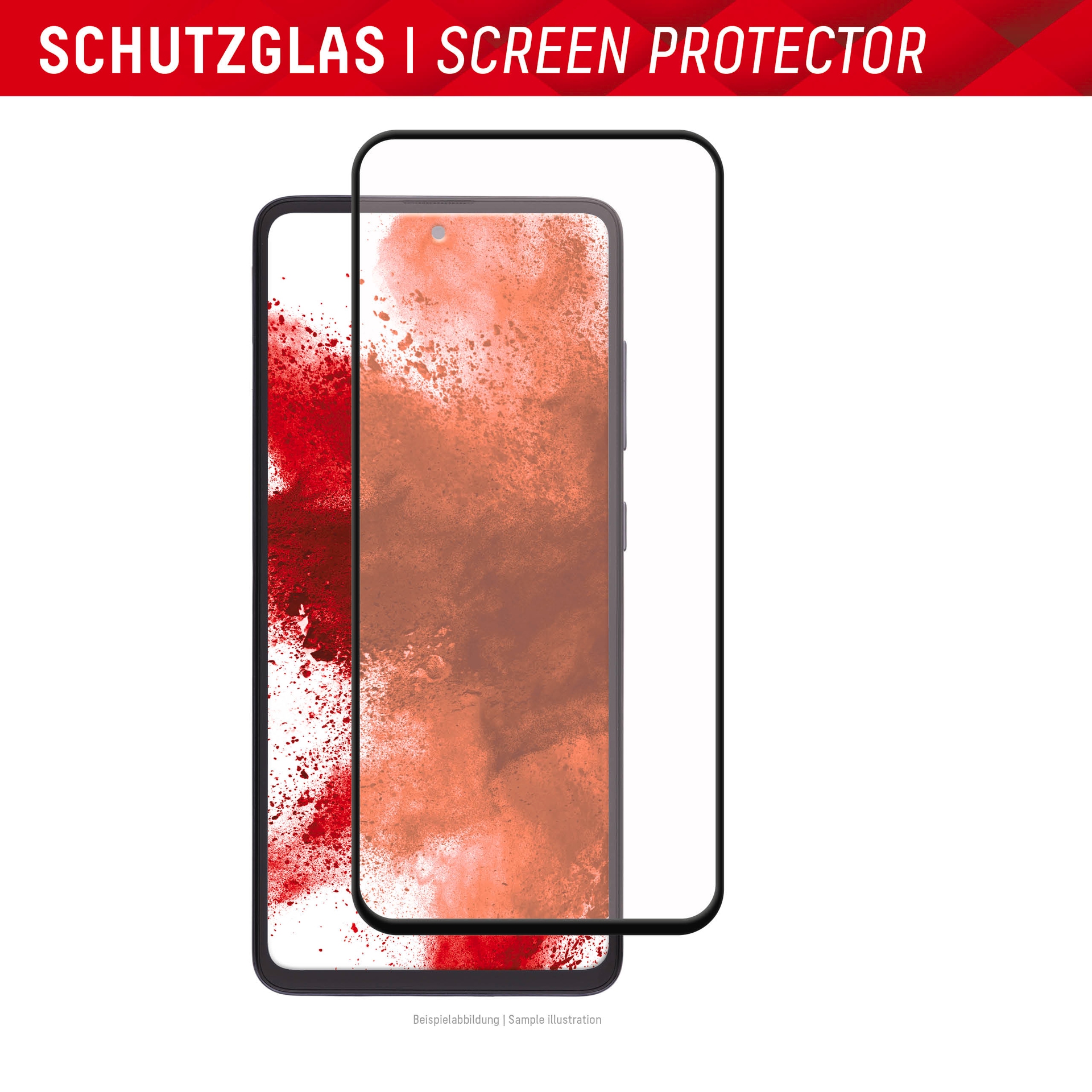 Displex Displayschutzglas »Real Glass« für Samsung Galaxy S23 FE Displayschutzfolie Displayschutz kratzer-resistent 10H splitterfest