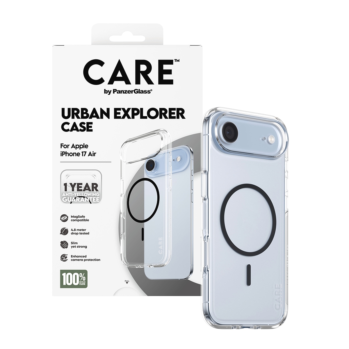 CARE by PanzerGlass Housse pour téléphone portable »Urban Explorer Case für Apple iPhone Air« Backcover, Schutzhülle, Handyschutzhülle, Case, Schutzcase, stossfest