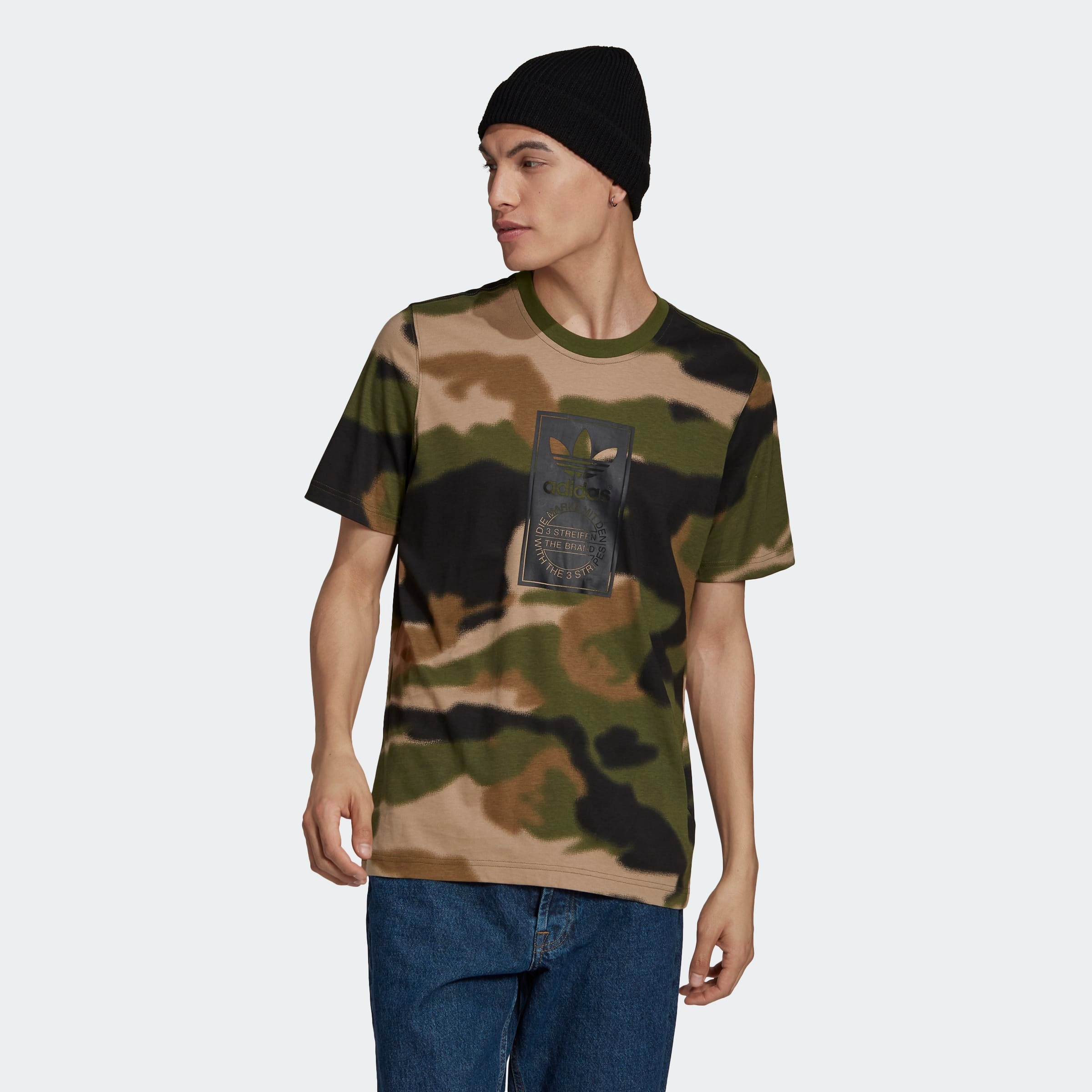Image of adidas Originals T-Shirt »CAMO AOP TONGUE« bei Ackermann Versand Schweiz