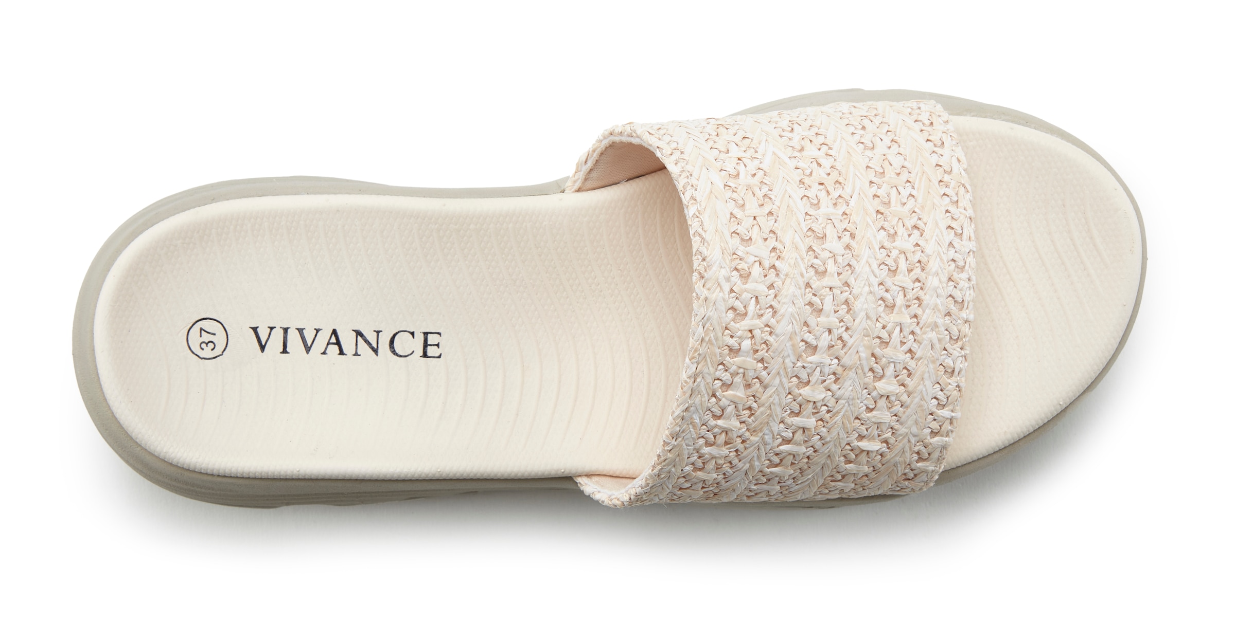 Vivance Pantolette »Mule, Sandale, Sommerschuh, offener Schuh,«  mit modischer Sohle VEGAN