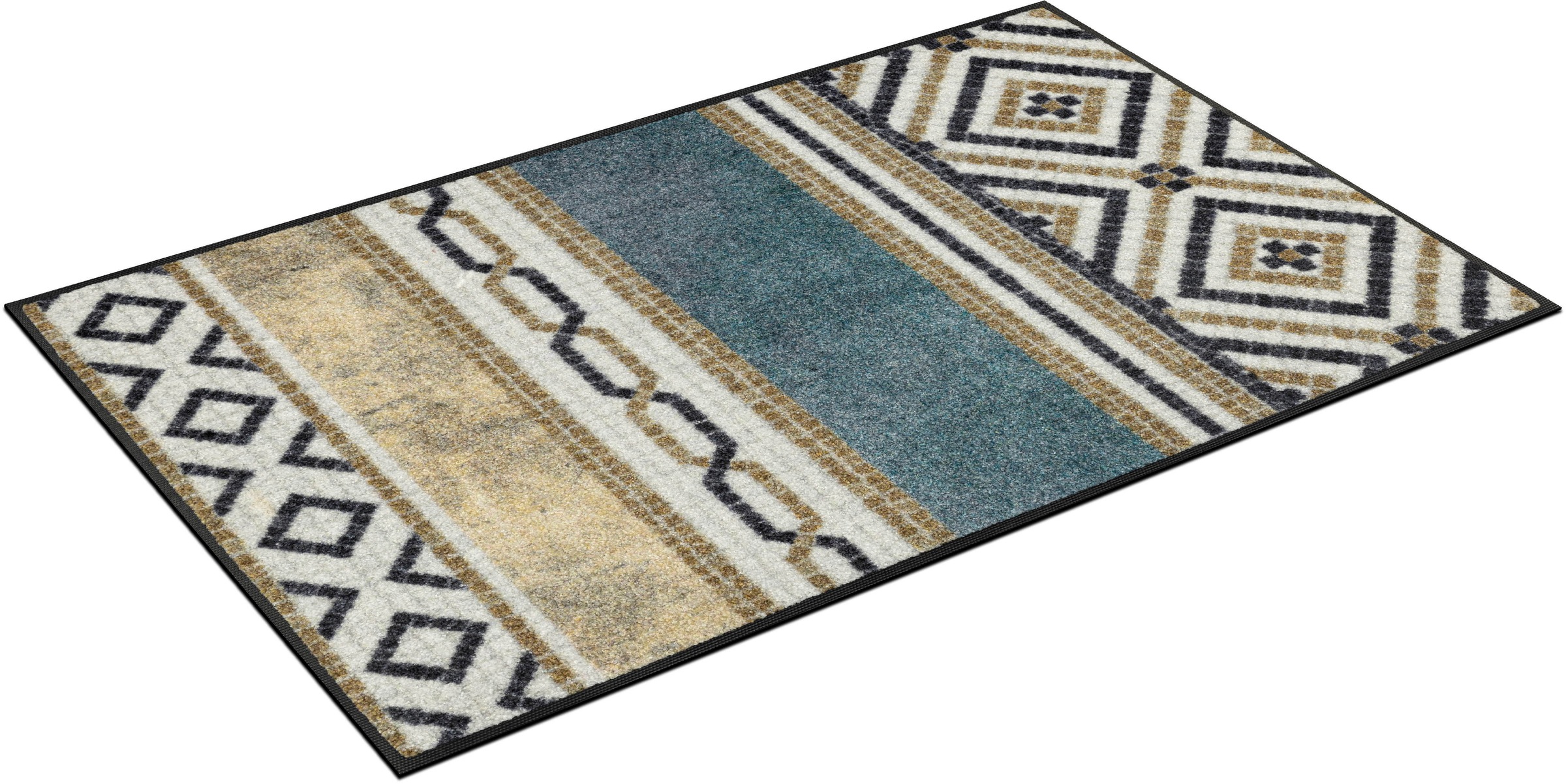 Image of wash+dry by Kleen-Tex Fussmatte »Porta sul mondo«, rechteckig, 7 mm Höhe, Schmutzfangmatte, rutschhemmend, In- und Outdoor geeignet, waschbar bei Ackermann Versand Schweiz