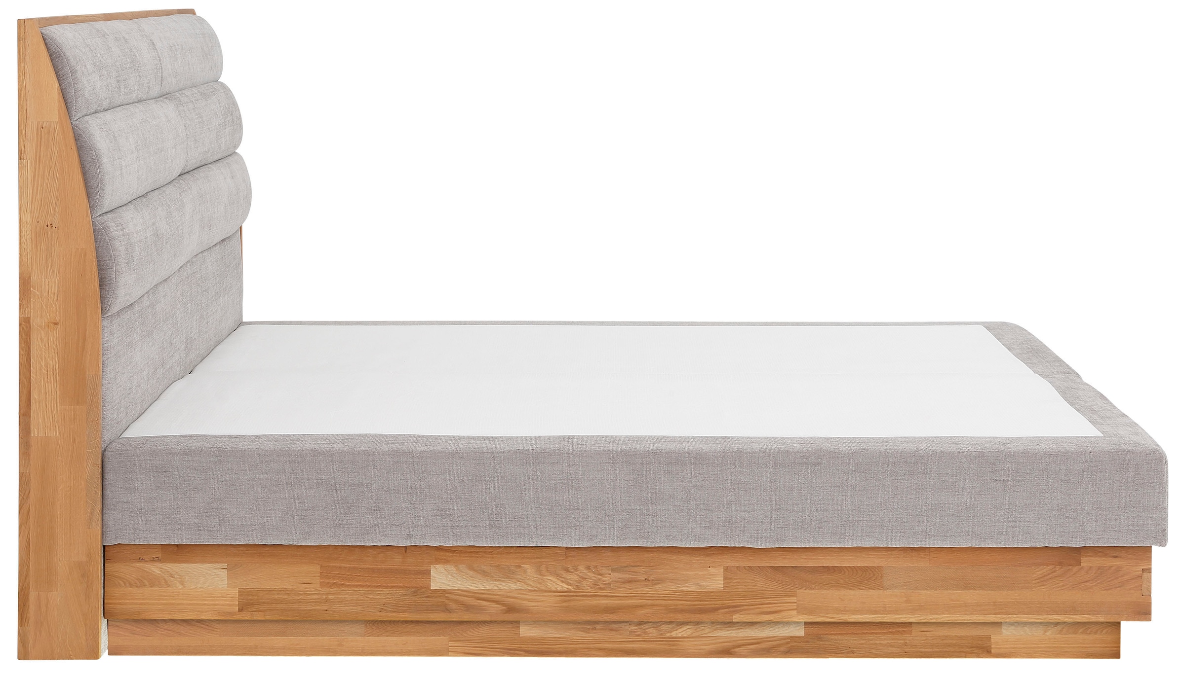 GOODproduct Boxspringbett »Jenna«, ohne LED-Beleuchtung, mit zertifizierten, recycelten Bezugsstoffen