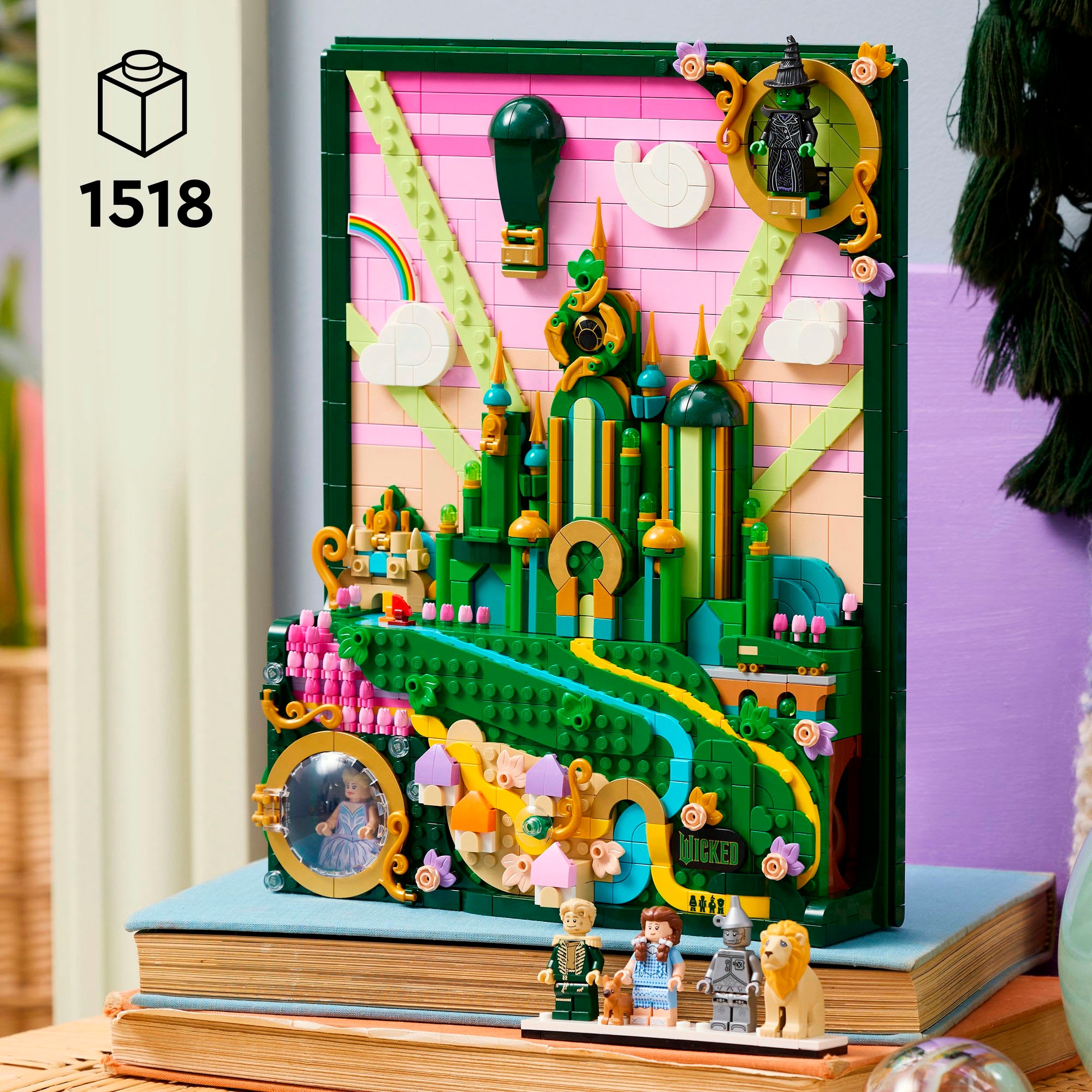 LEGO® Pions de construction »Emerald City Wandkunst (75685), LEGO Wicked« Made in Europe